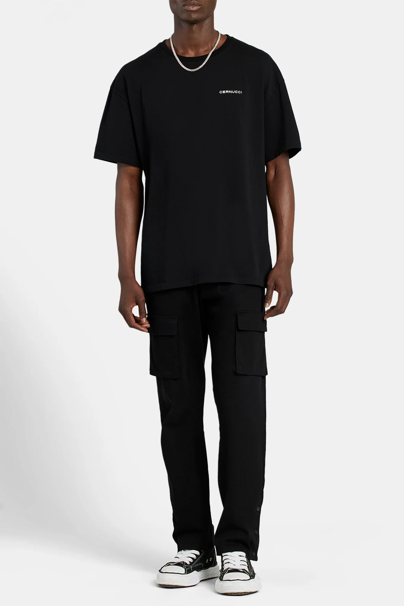 Oversized Palm T-Shirt - Black - Image 3
