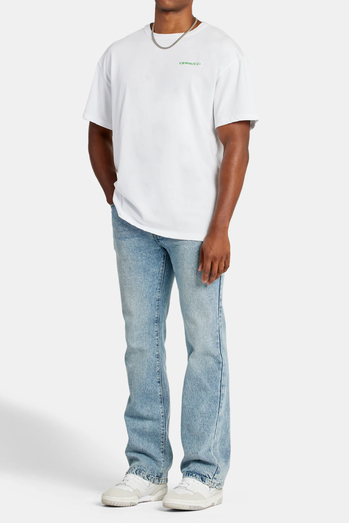 Oversized Palm T-Shirt - White - Image 5