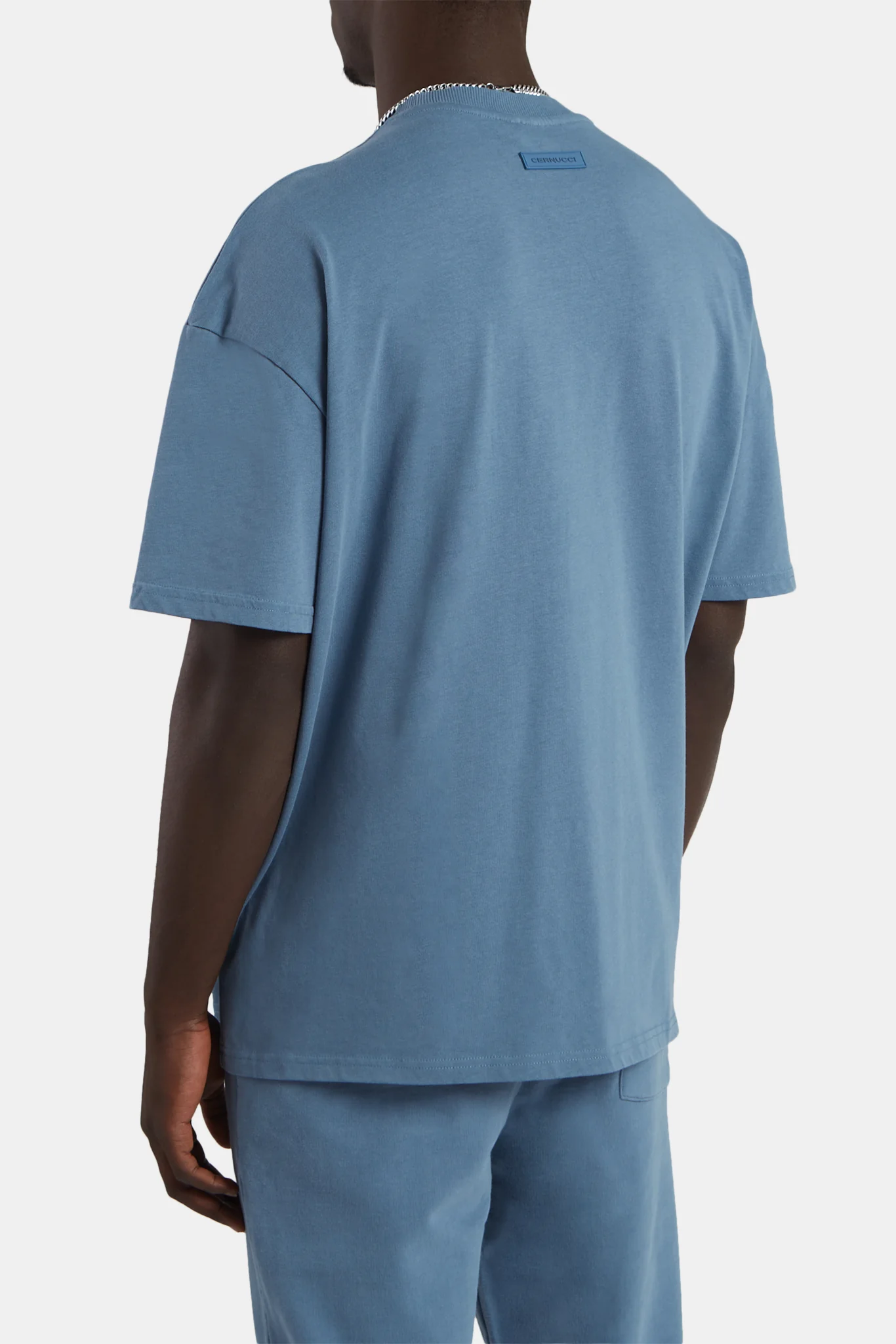Oversized T-Shirt - Steel Blue - Image 4