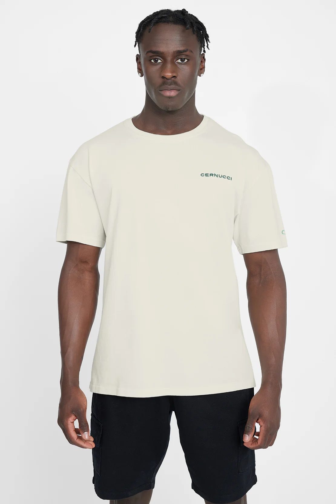 Oversized Yacht Graphic T-Shirt - Ecru - Image 3