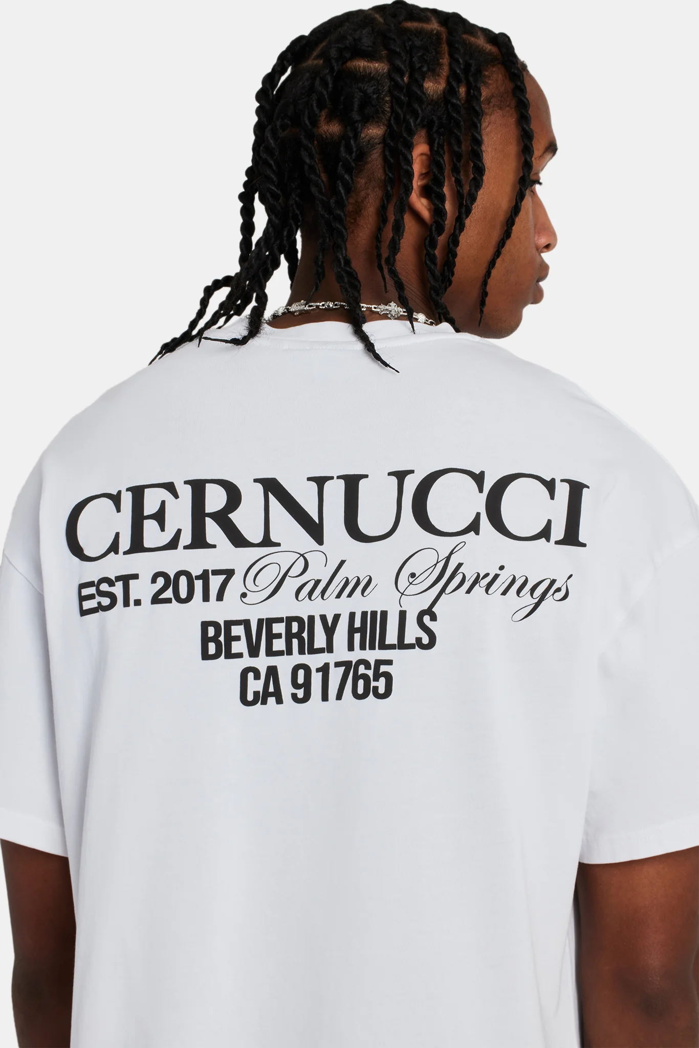 Palm Springs Oversized T-Shirt - White