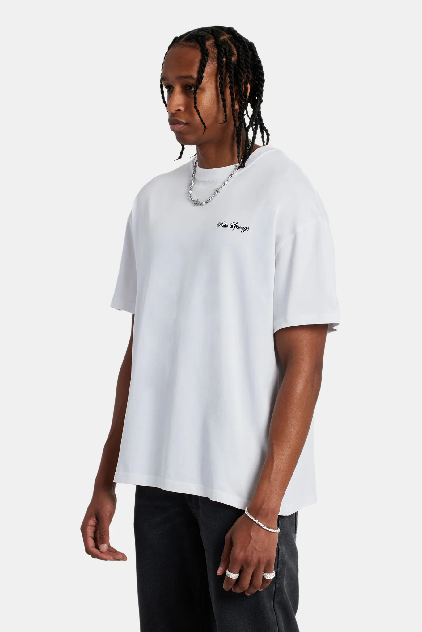 Palm Springs Oversized T-Shirt - White - Image 4