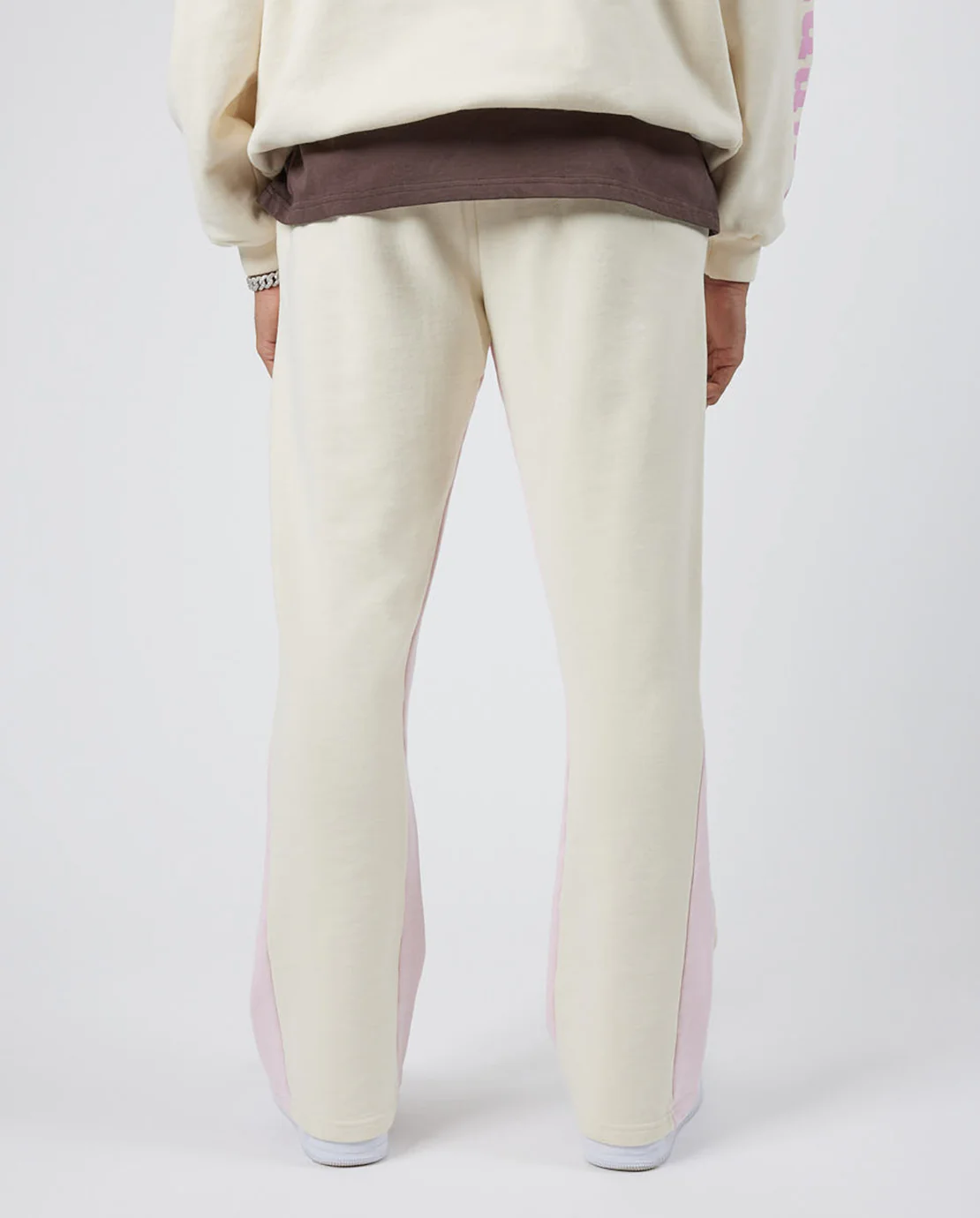 Panelled Jogger - Ecru - Image 3