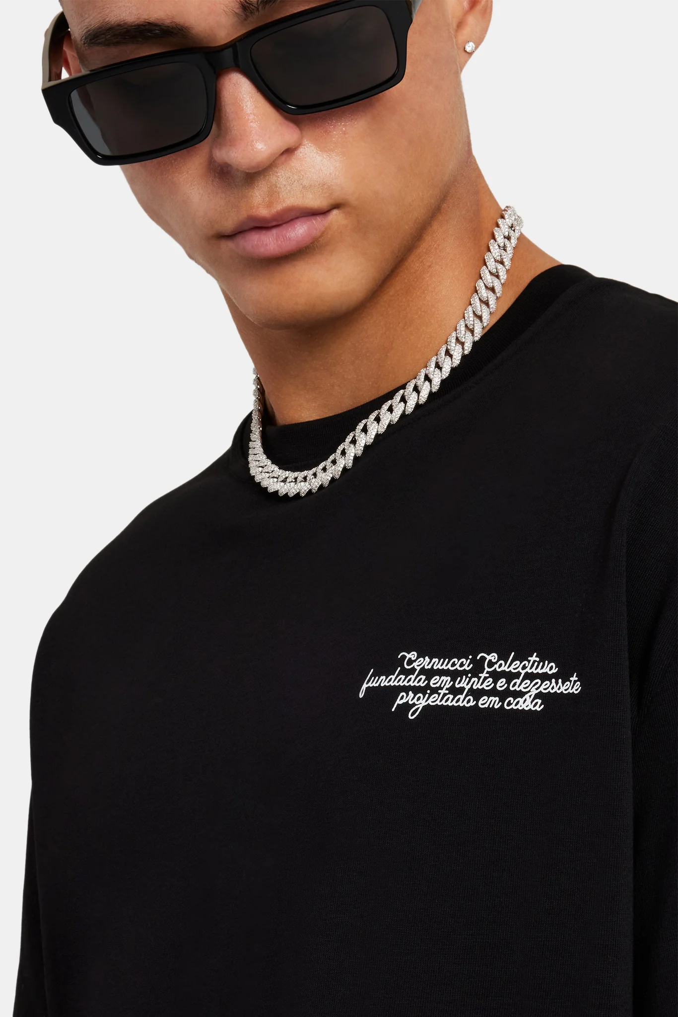 Paraiso Graphic Oversized T-Shirt - Black - Image 3
