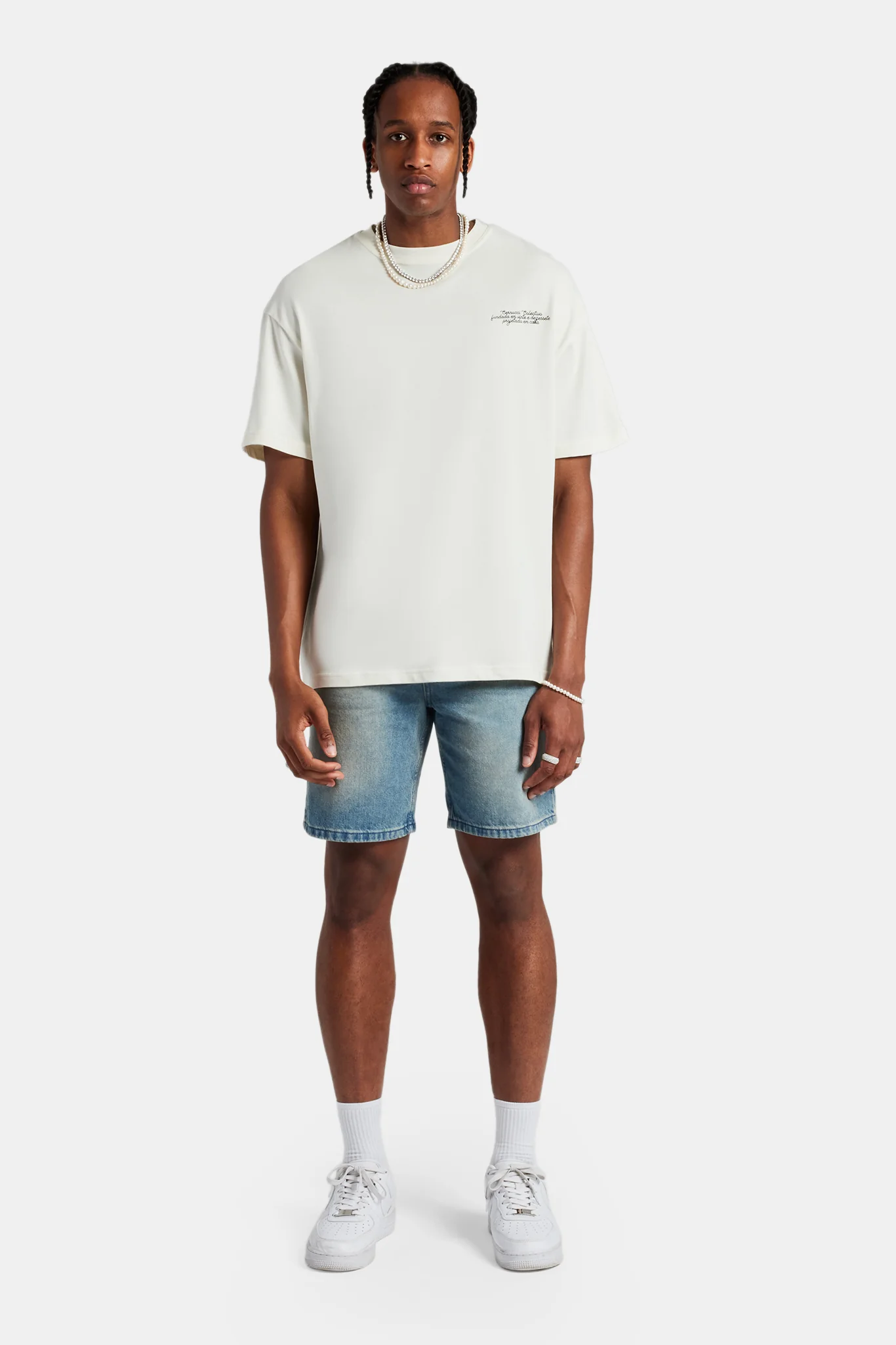 Paraiso Graphic Oversized T-Shirt - Off White - Image 4