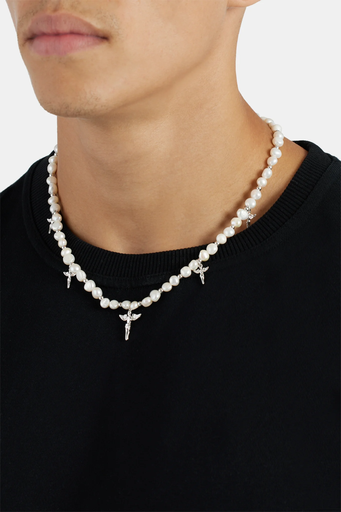 Pearl And Polished Motif Necklace - Image 3