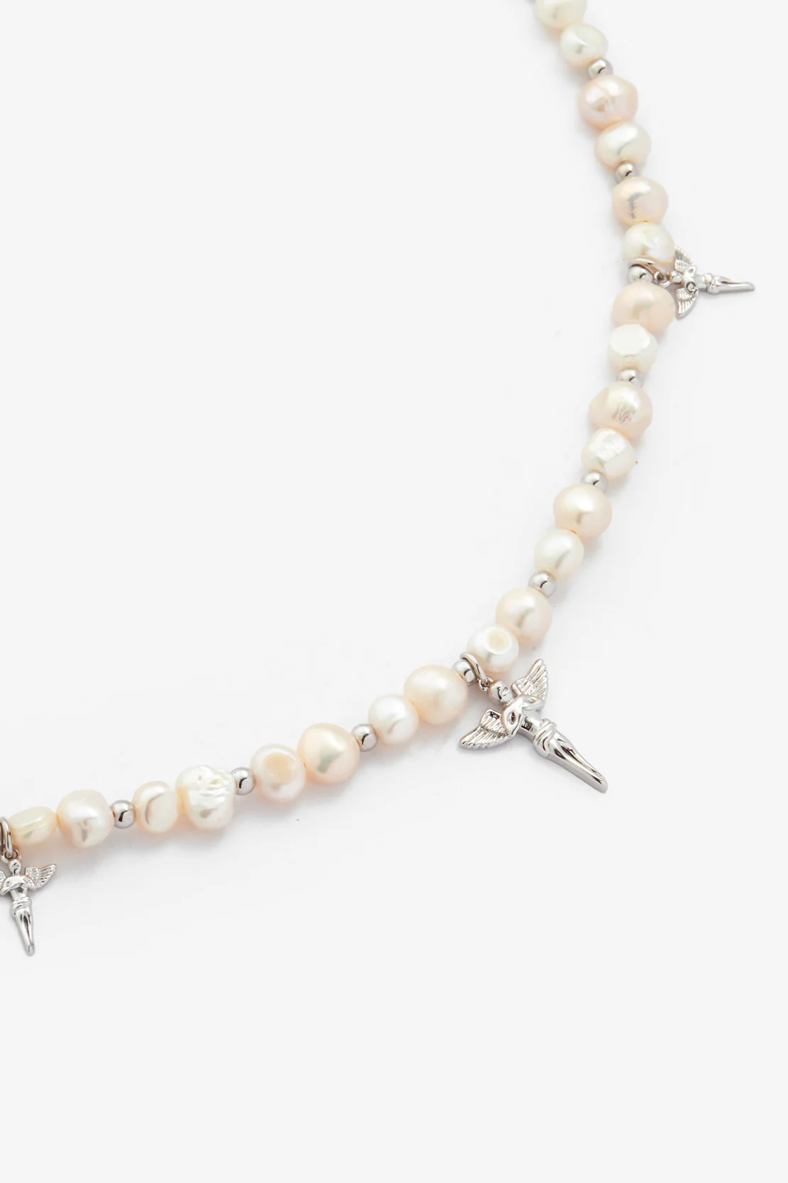 Pearl And Polished Motif Necklace - Image 4