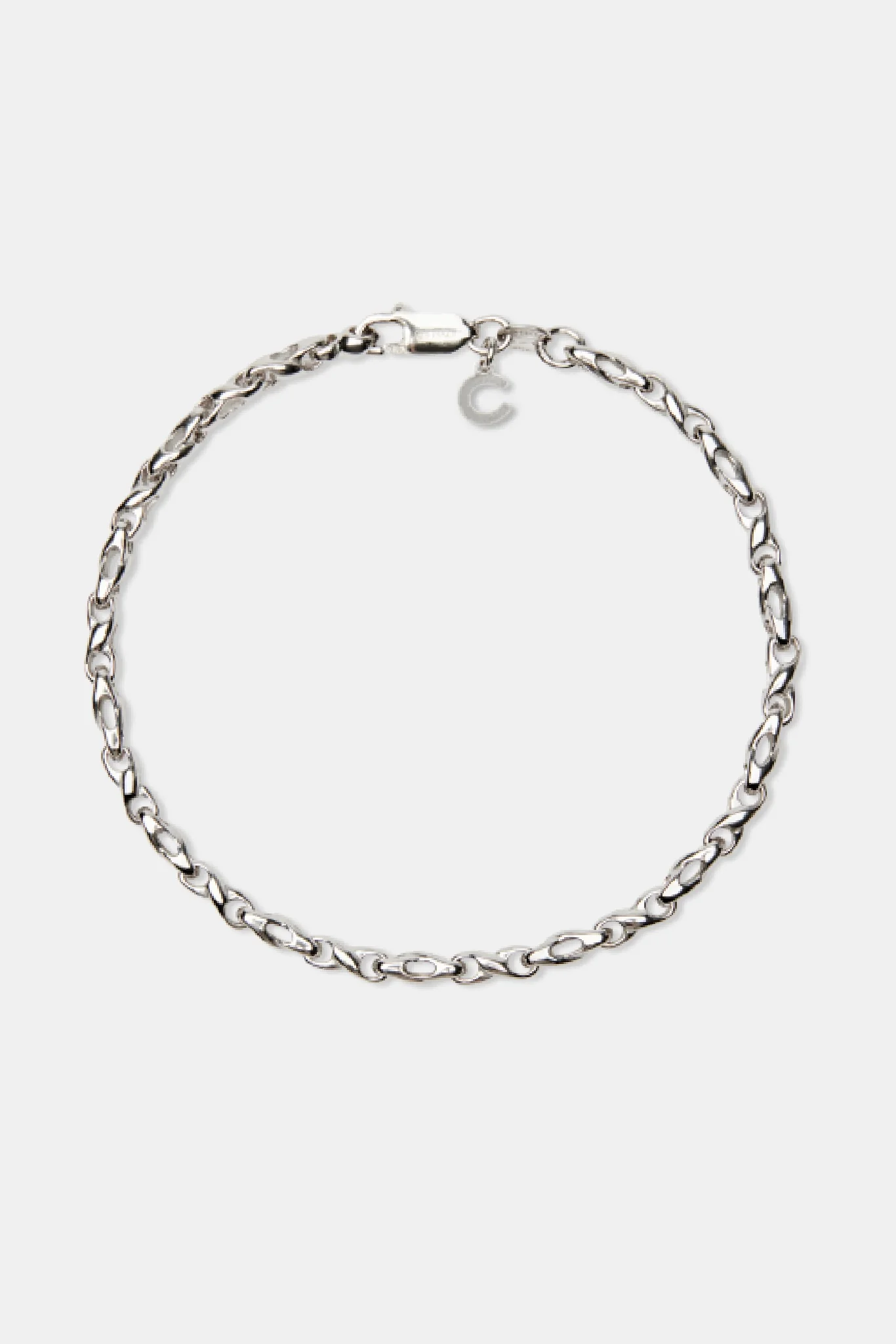 Polished 3D Infinity Bracelet - 3mm - Image 2