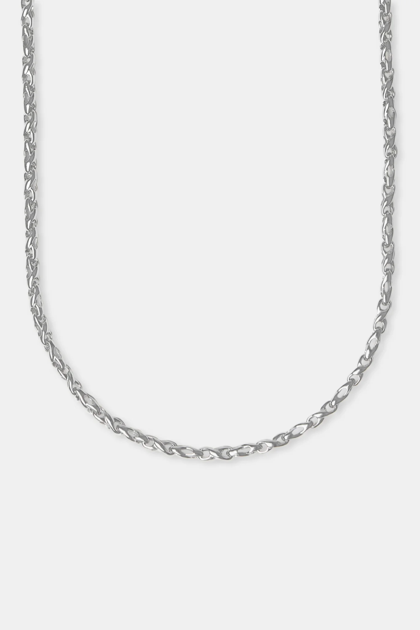 Polished 3D Infinity Chain - 3mm - Image 2