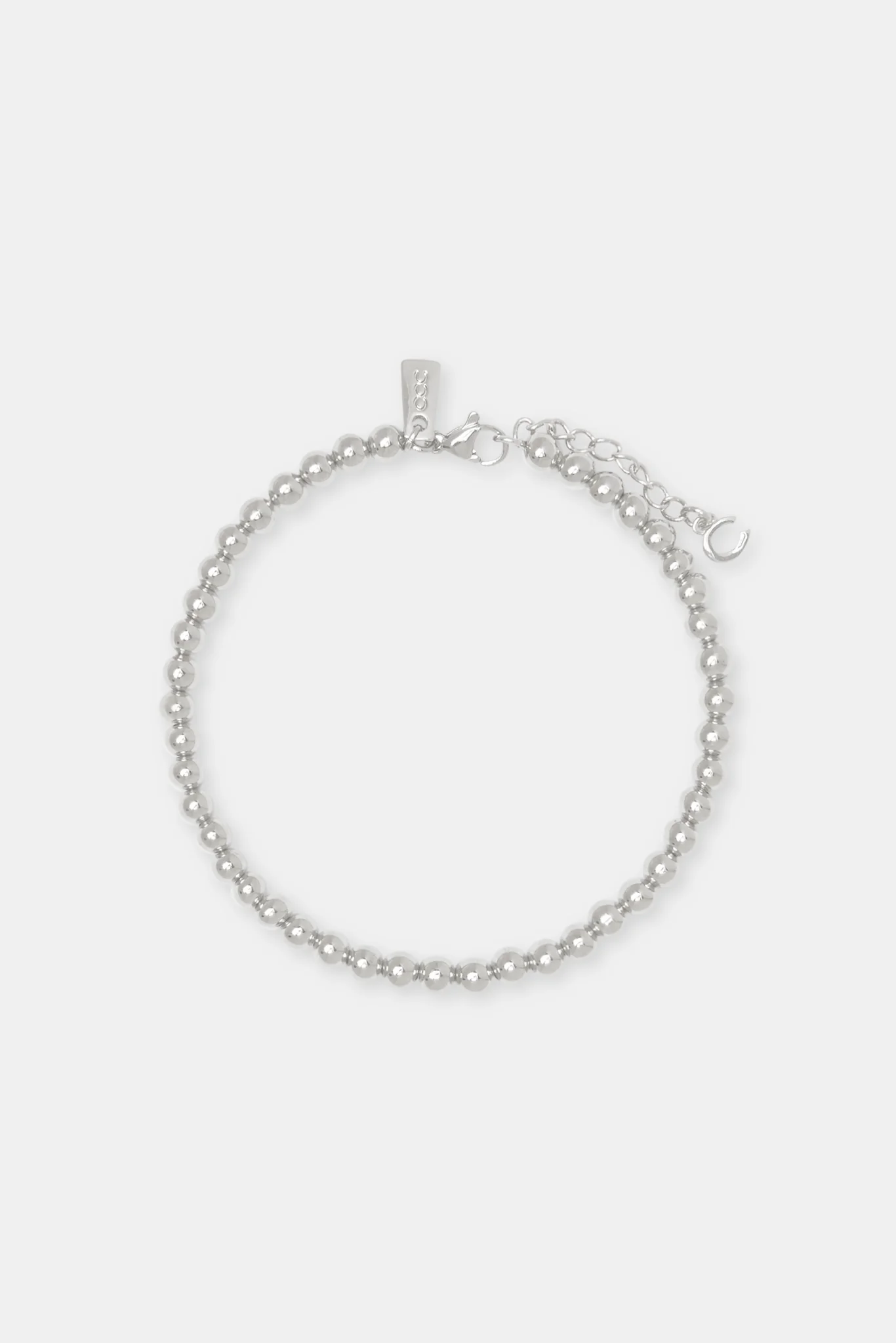 Polished Bead Bracelet - 5mm - Image 2