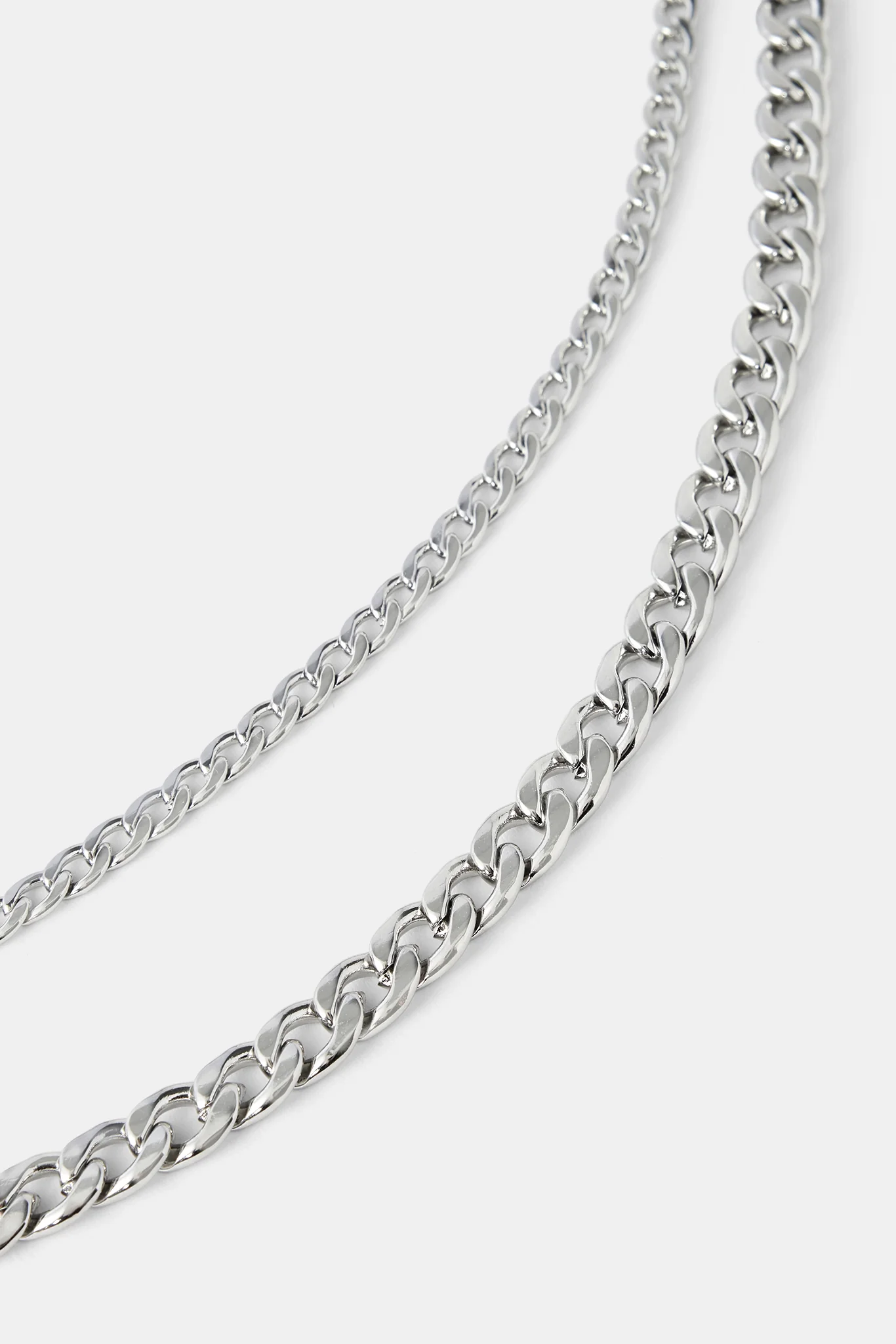 Polished Cuban Double Layer Jean Chain - Image 4
