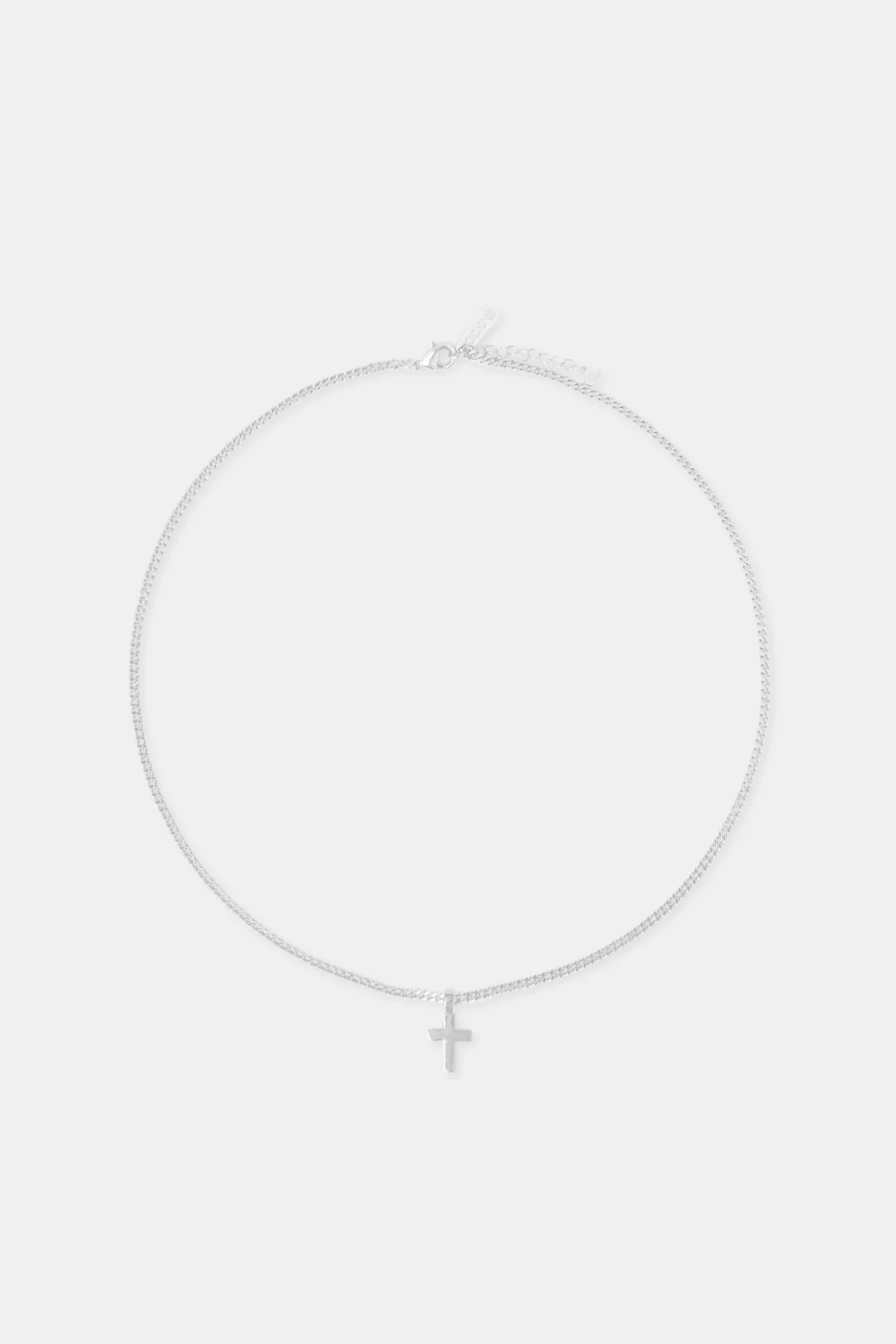 Polished Drop Cross Cuban Chain - 3mm - Image 4