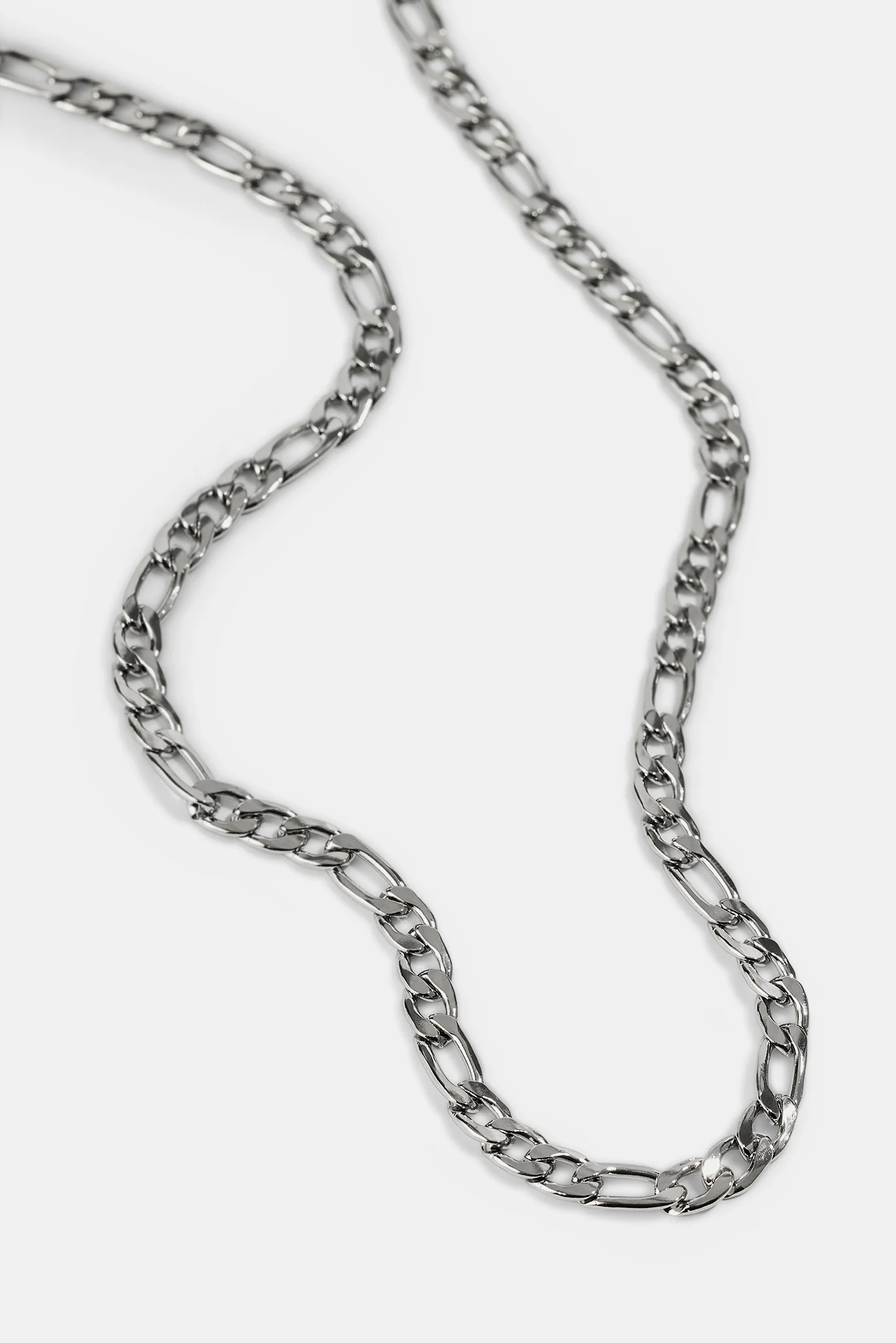 Polished Figaro Chain - 5mm - White - Image 2