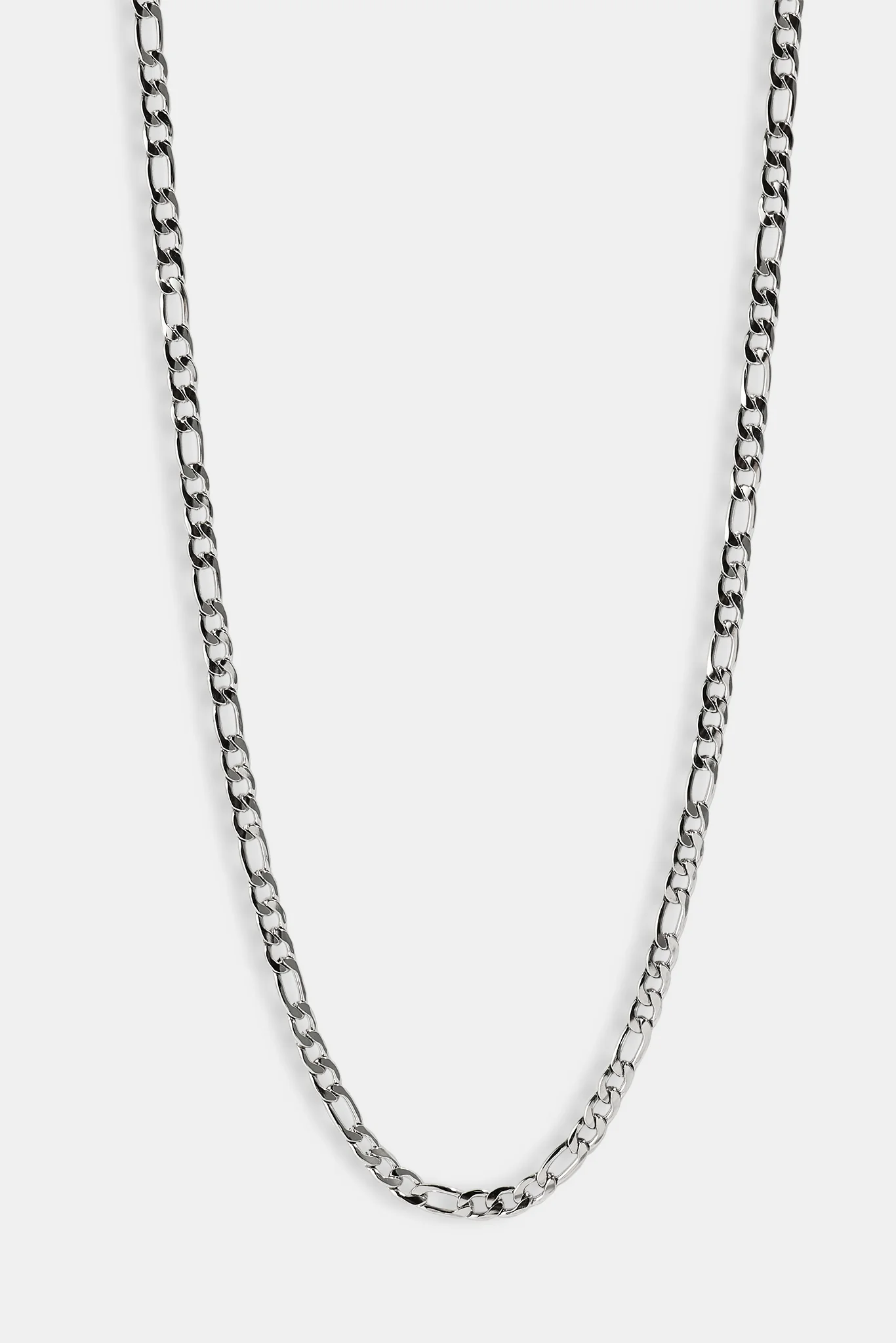 Polished Figaro Chain - 5mm - White - Image 3