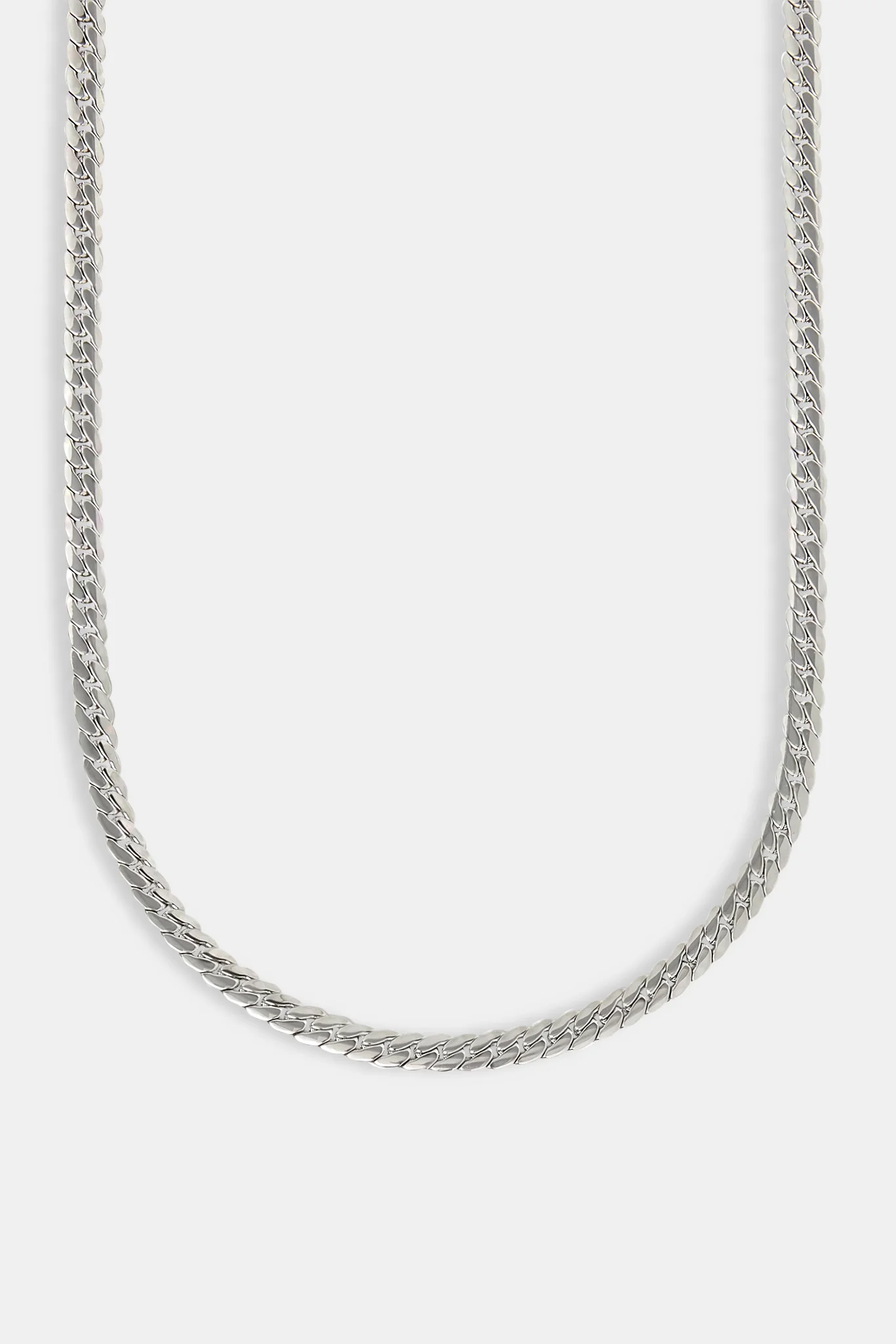 Polished Flat Cuban Chain - 5mm - Image 2