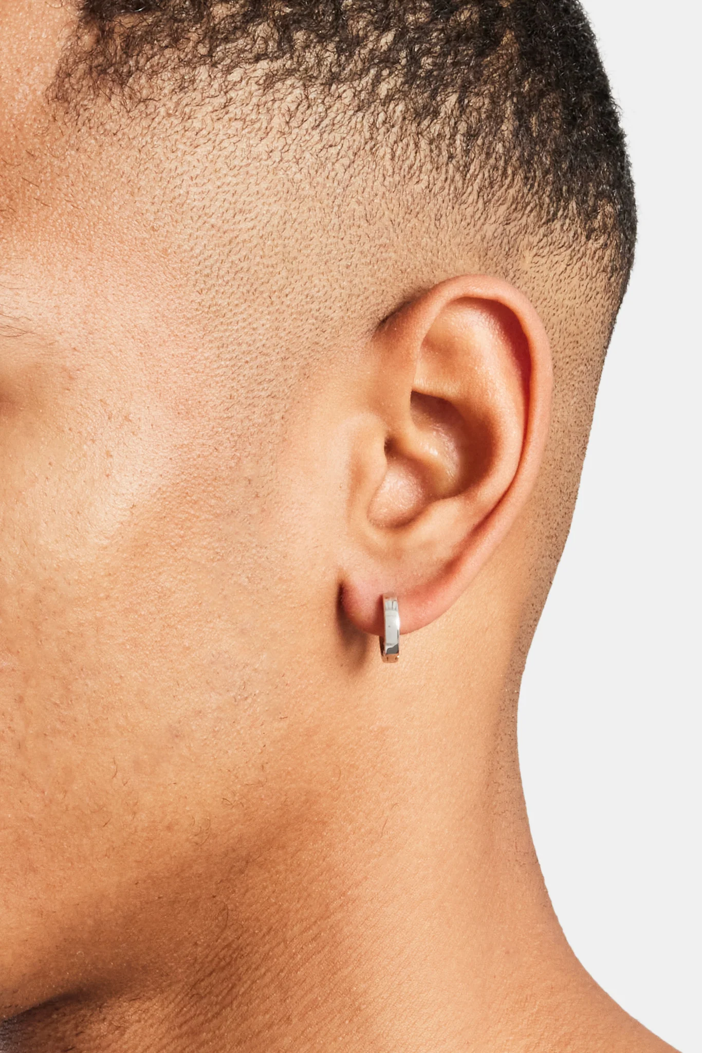 Polished Huggie Earrings - Image 3