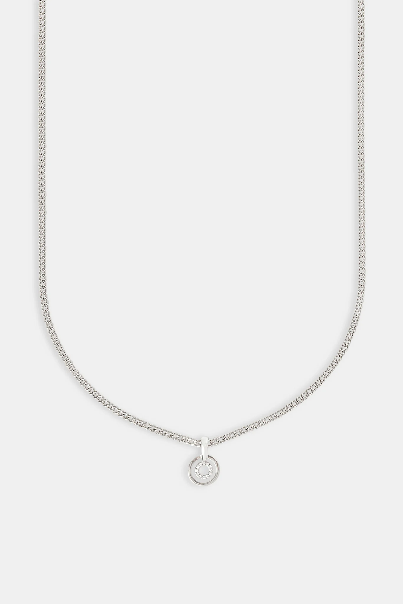 Polished & Ice Ring Necklace - 10mm - Image 2