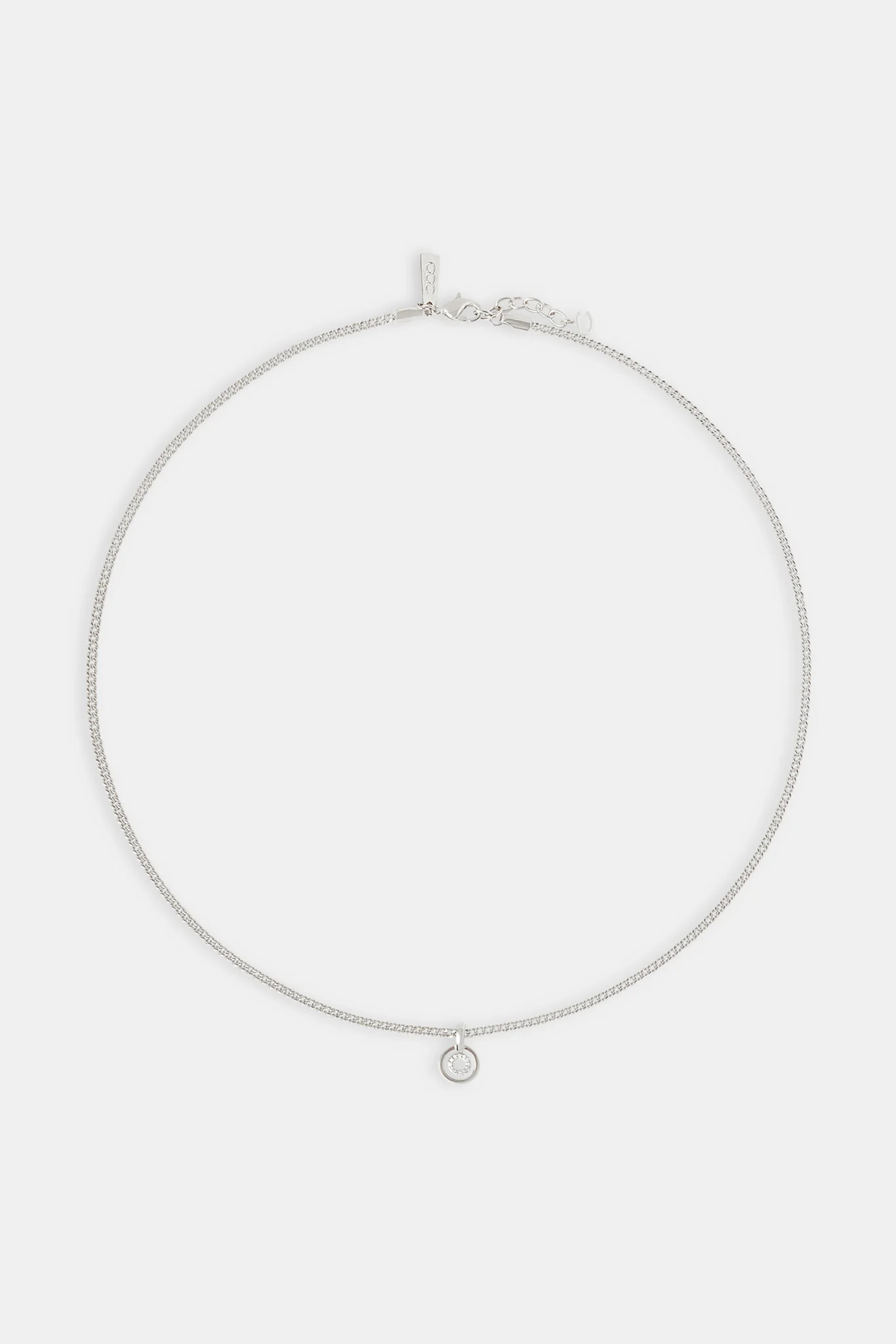 Polished & Ice Ring Necklace - 10mm - Image 4