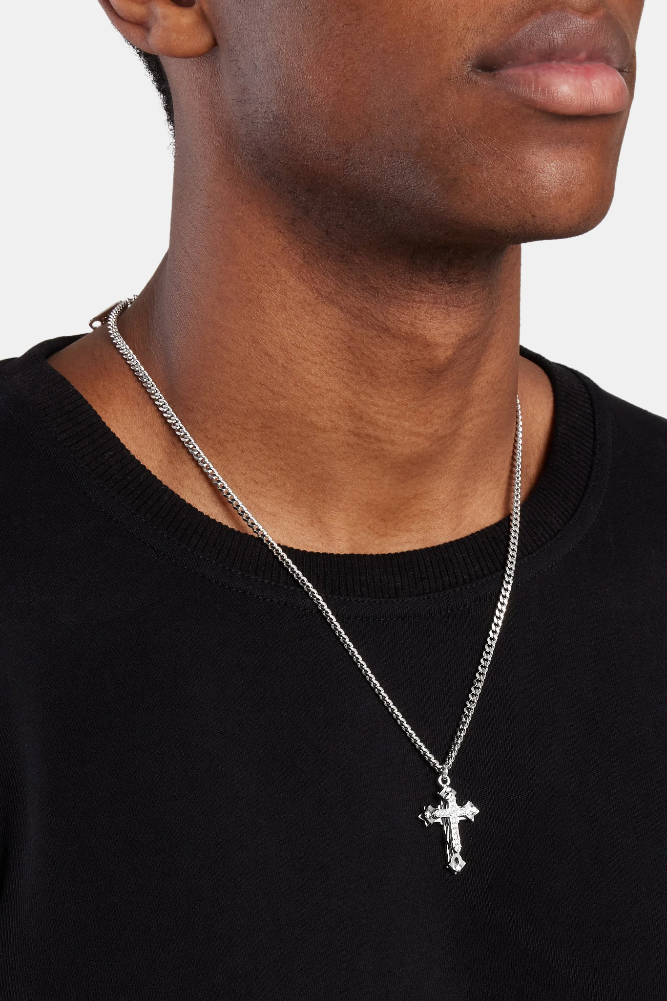 Iced Cross Necklace - Image 4