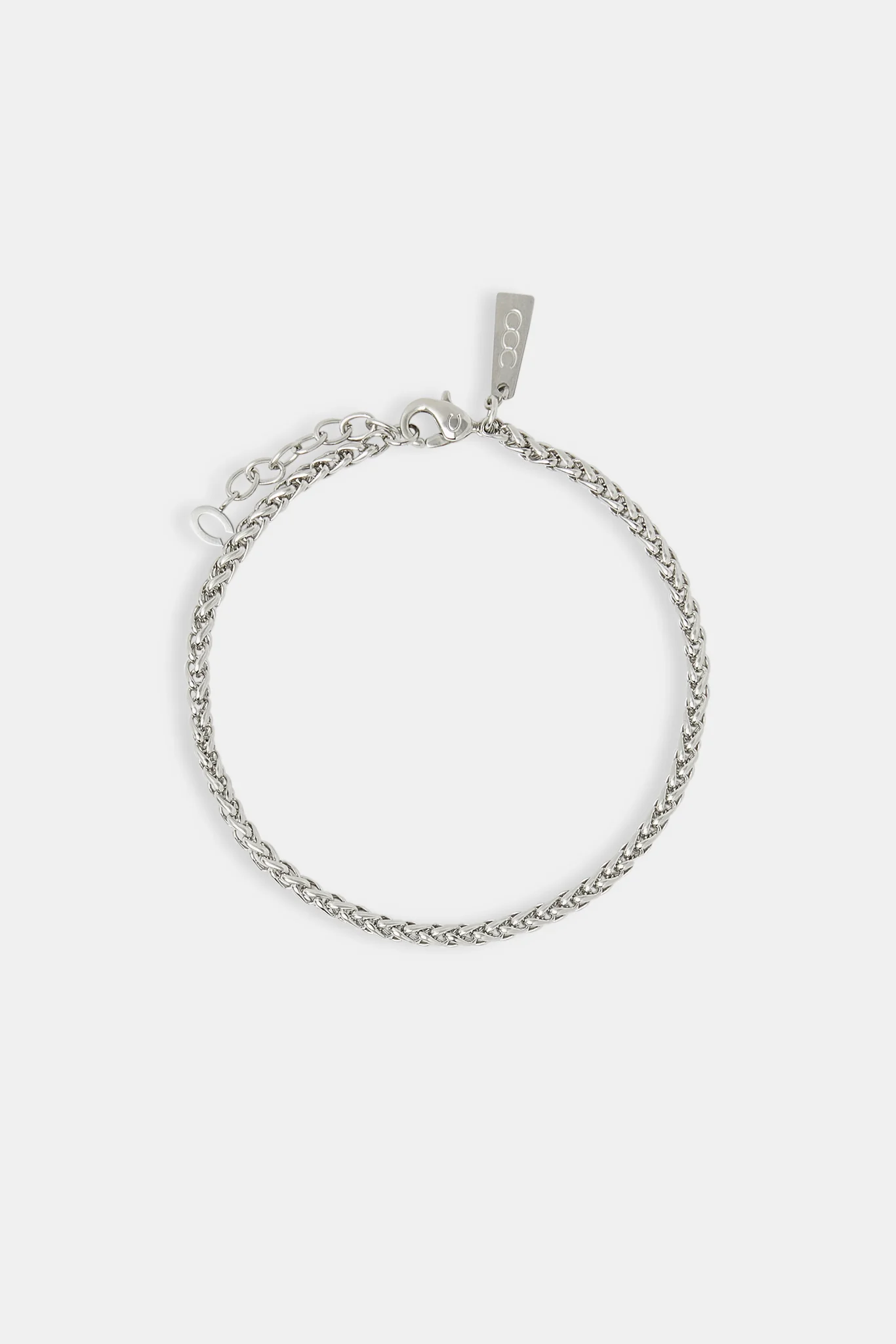 Polished Wheat Link Bracelet - 3mm - Image 2