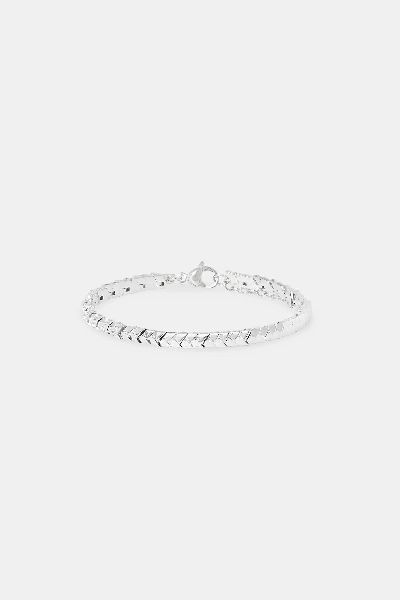 Polished Woven Bracelet - 5mm - Image 2