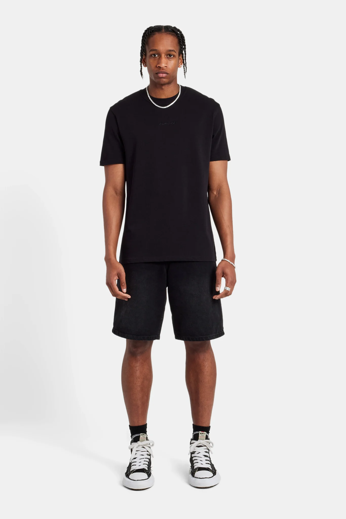 Quote Text T-Shirt - Black - Image 4