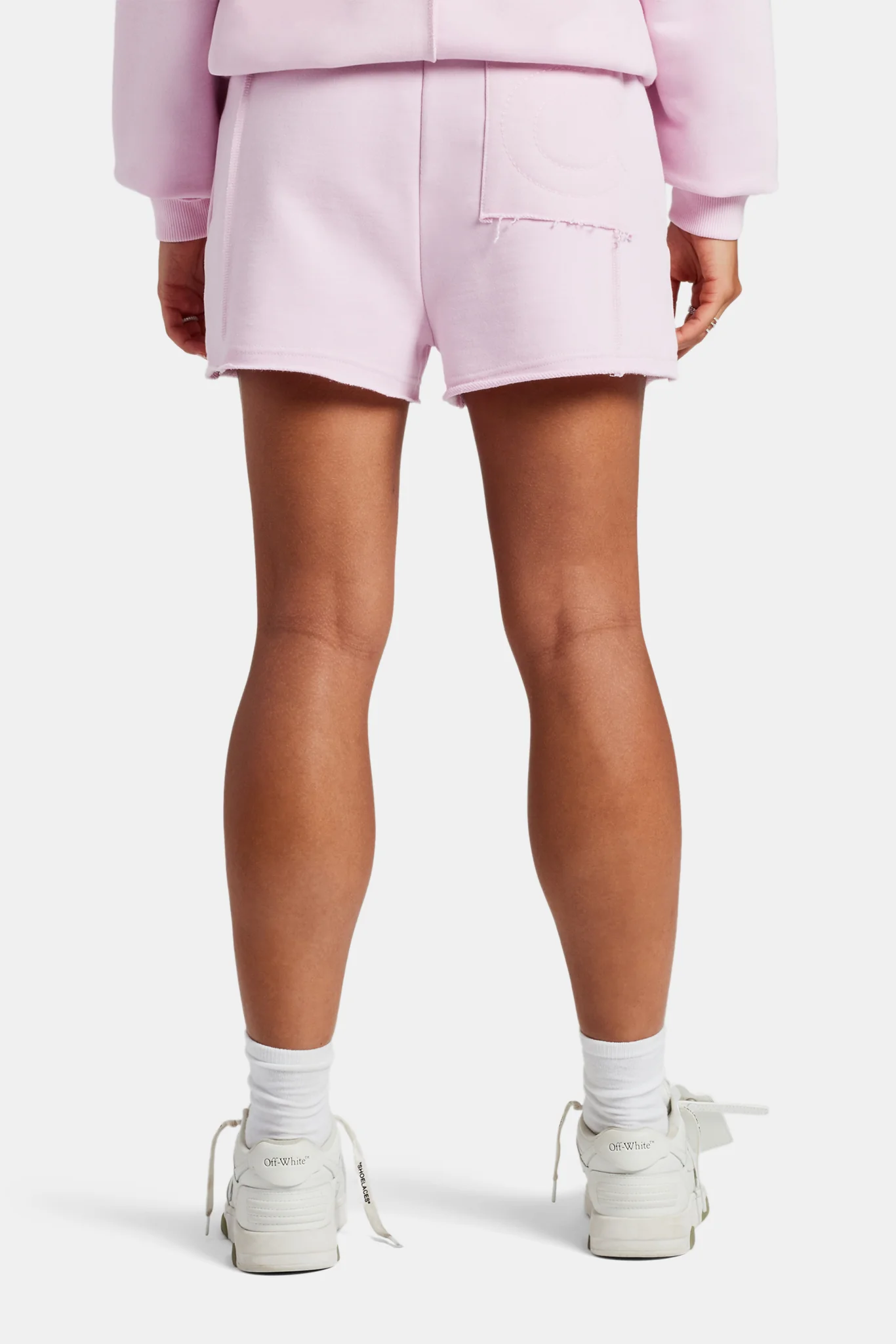 Raw Edge Short - Pink - Image 3