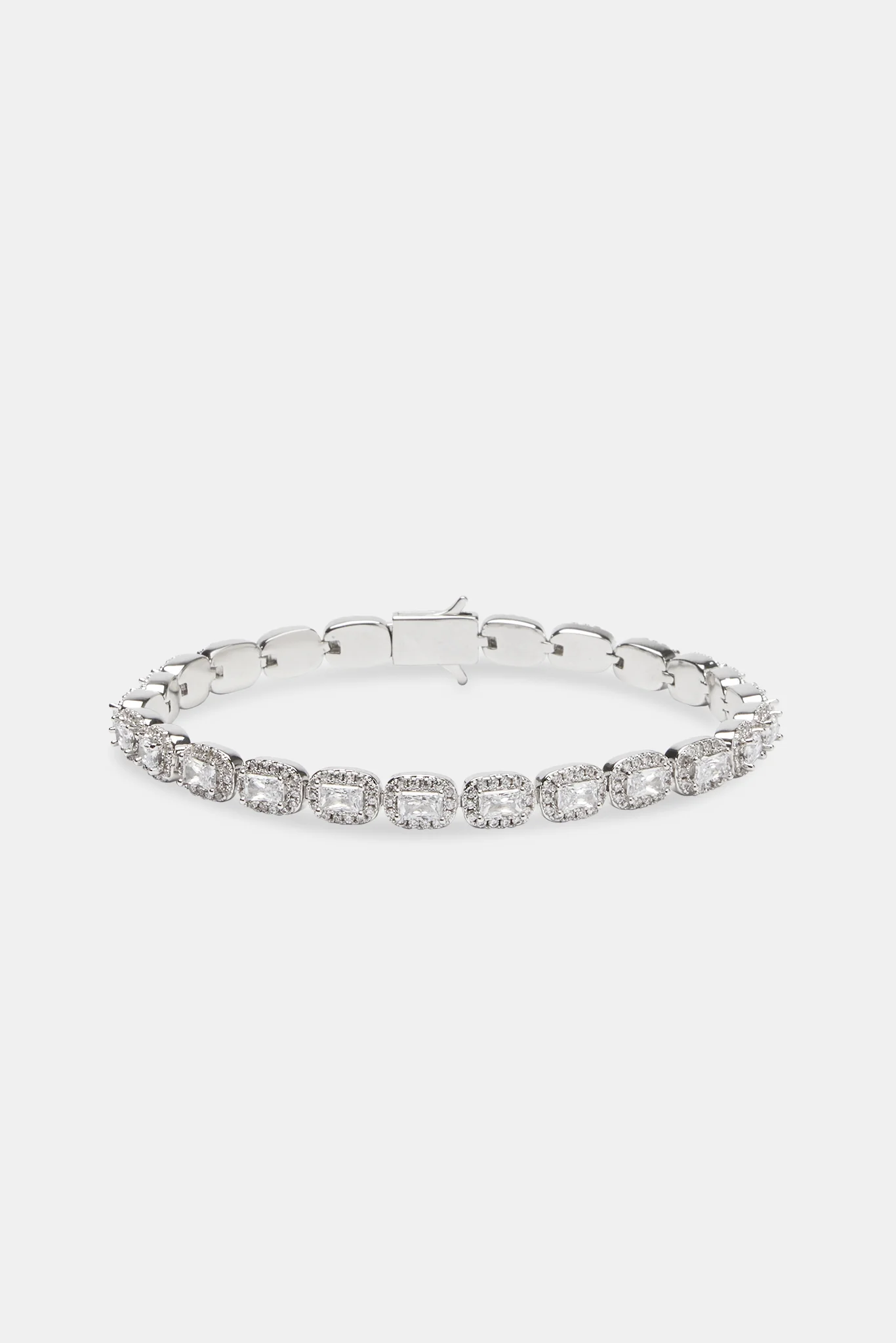 Rectangle Cluster Tennis Bracelet - Image 2