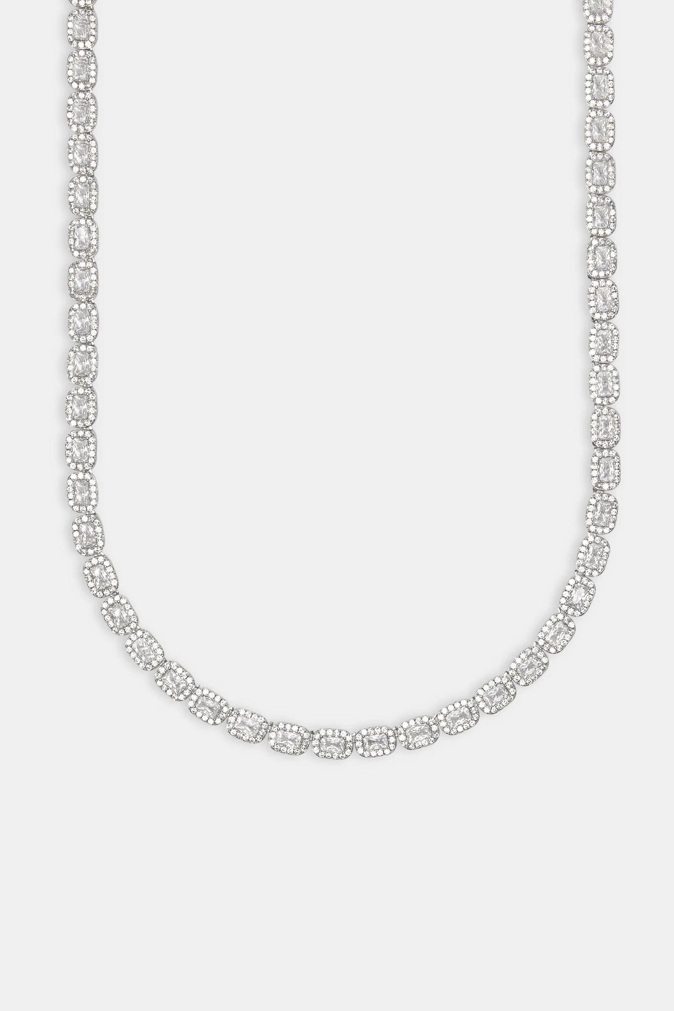 Rectangle Cluster Tennis Chain - Image 2