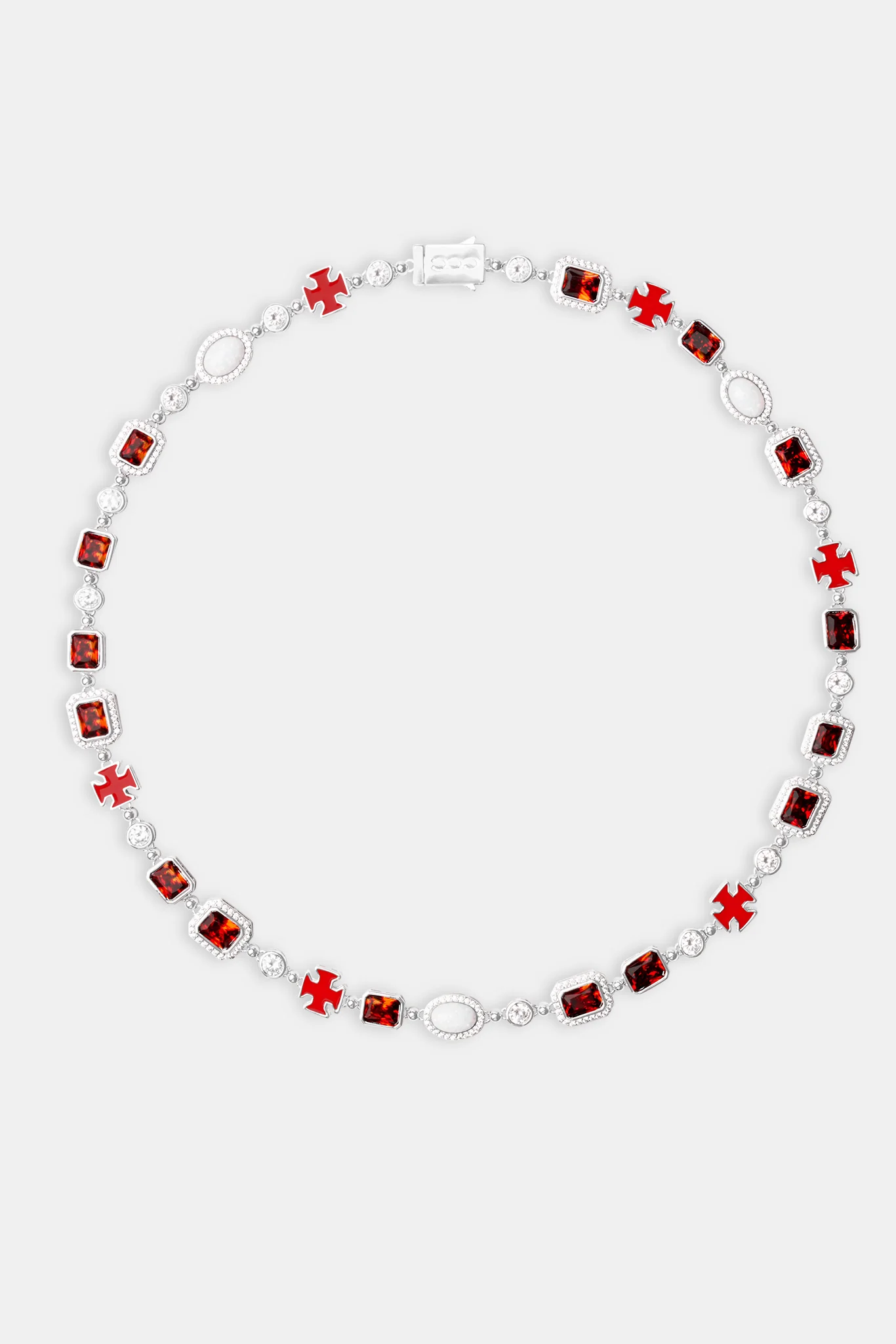Red Multi Gemstone Chain - Image 4