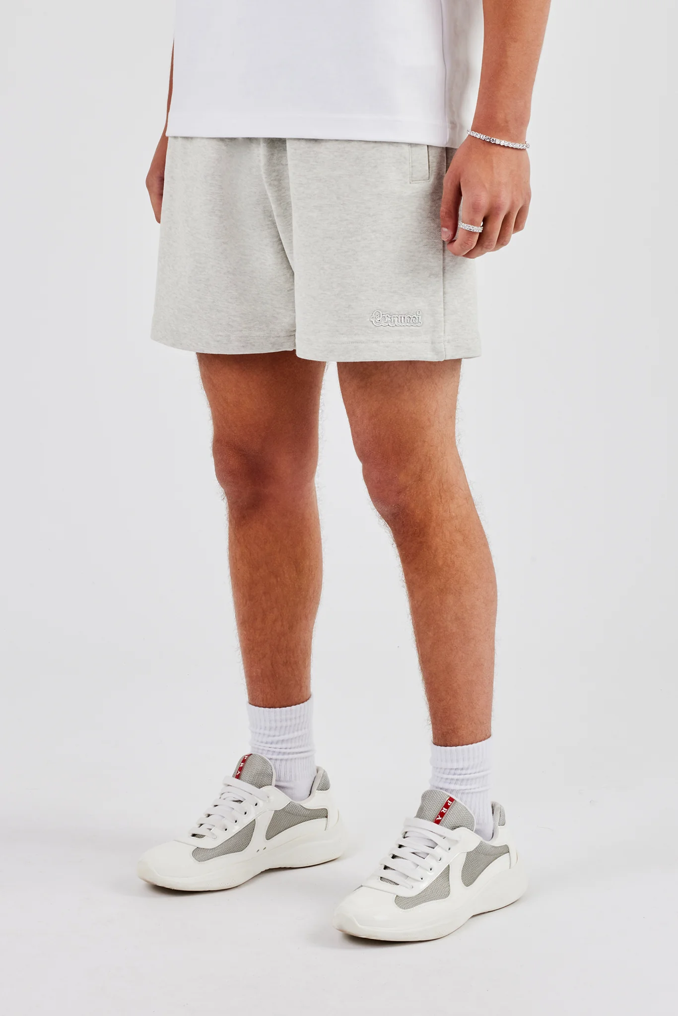 Regular Jersey Short - Grey Marl