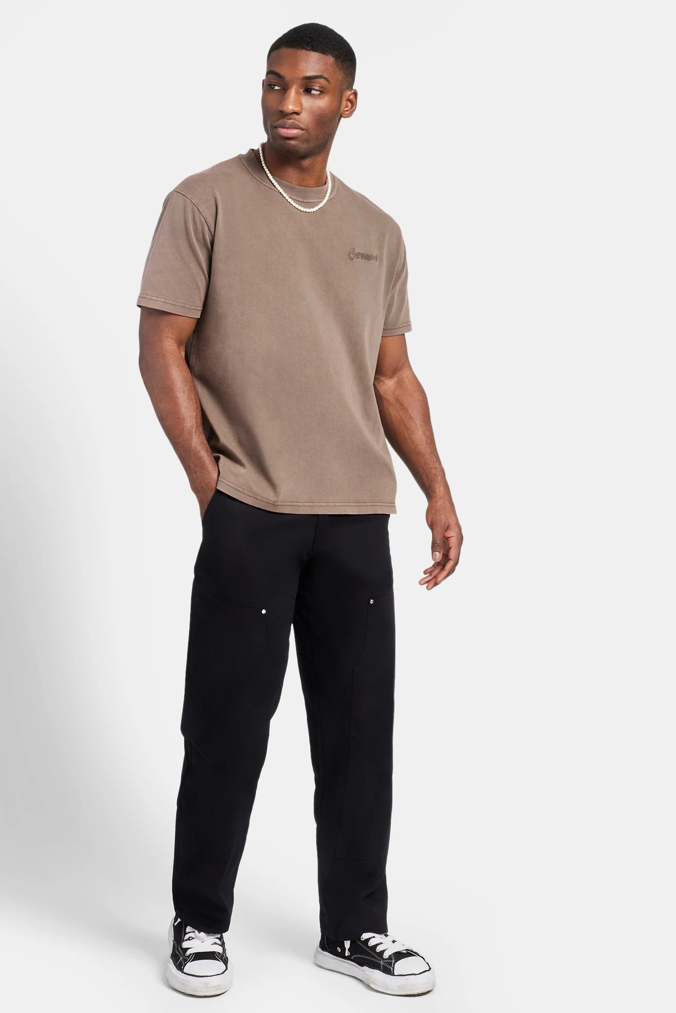 Relaxed Cargo Carpenter Trouser - Black - Image 2