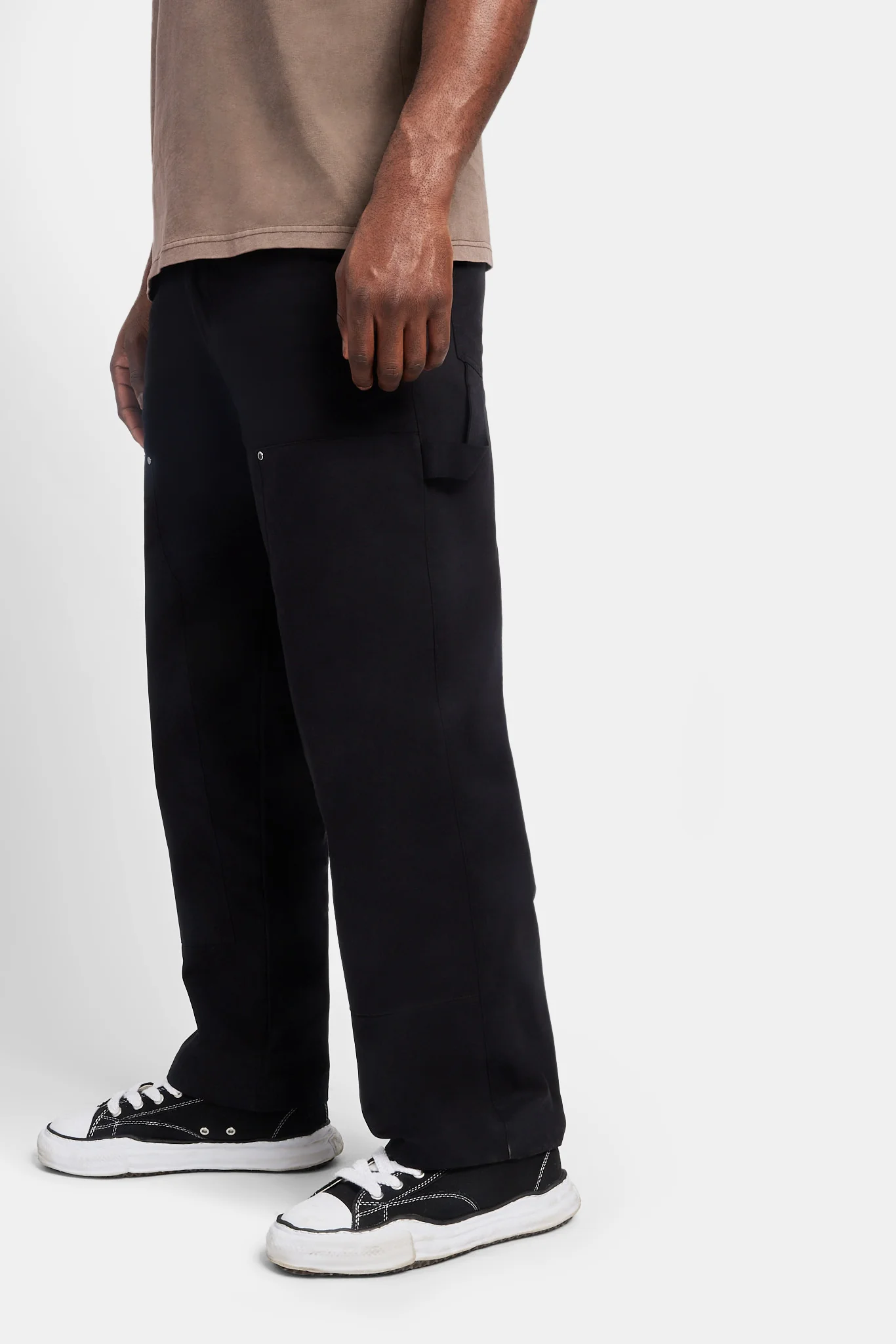 Relaxed Cargo Carpenter Trouser - Black - Image 4