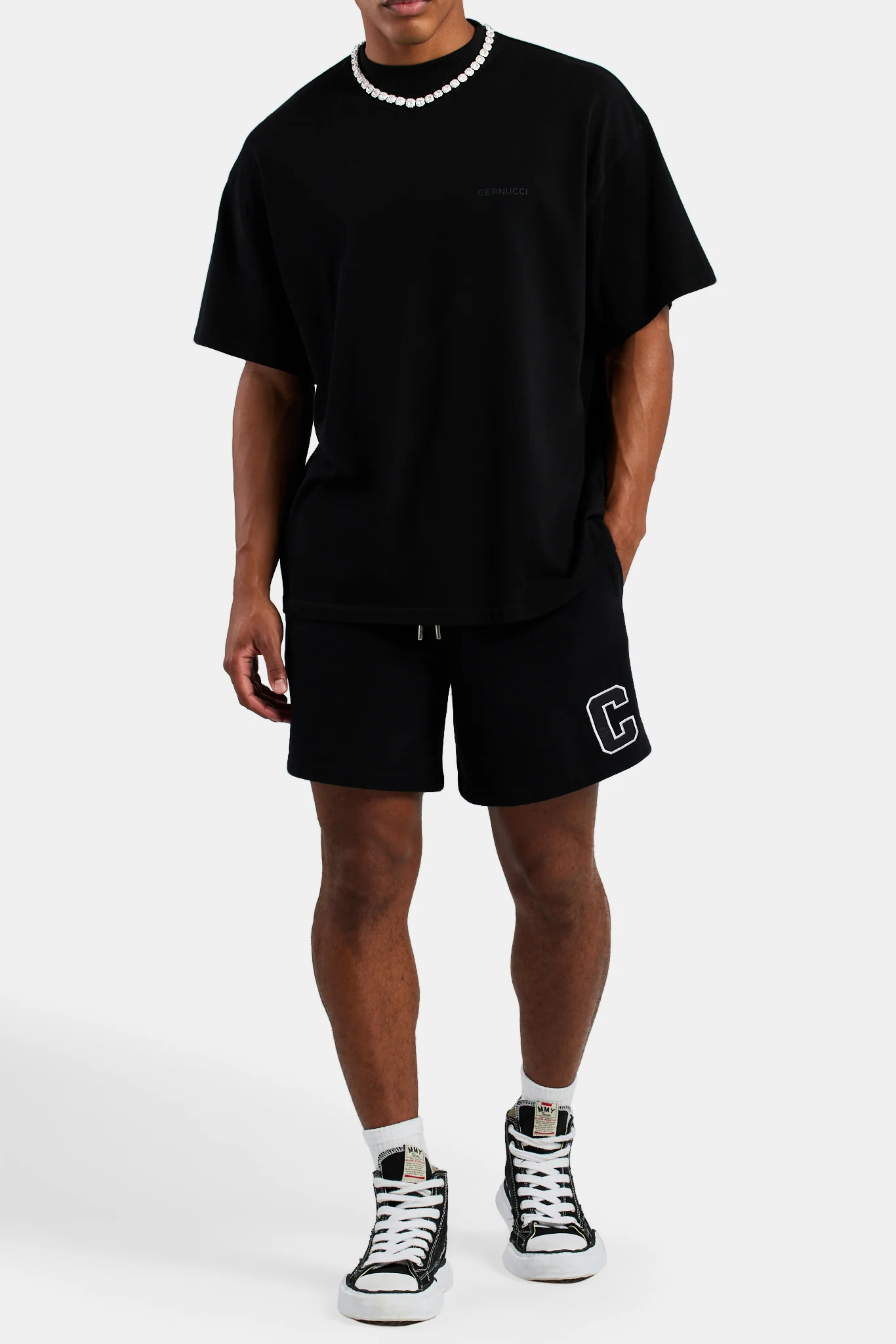 Relaxed Fit C Jersey Short - Black - Image 2