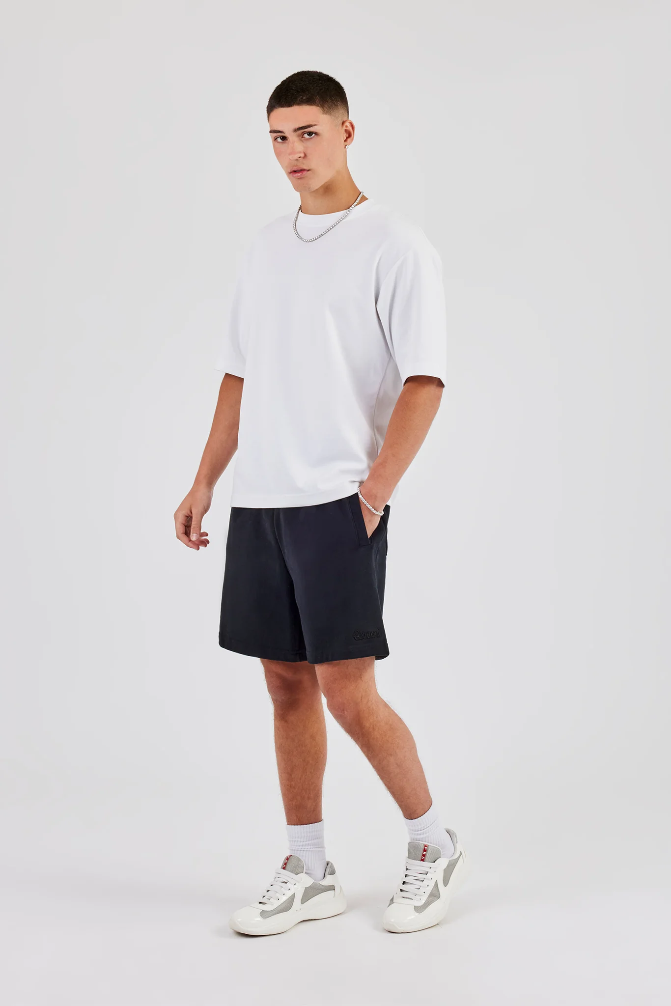 Relaxed Jersey Short - Black - Image 5