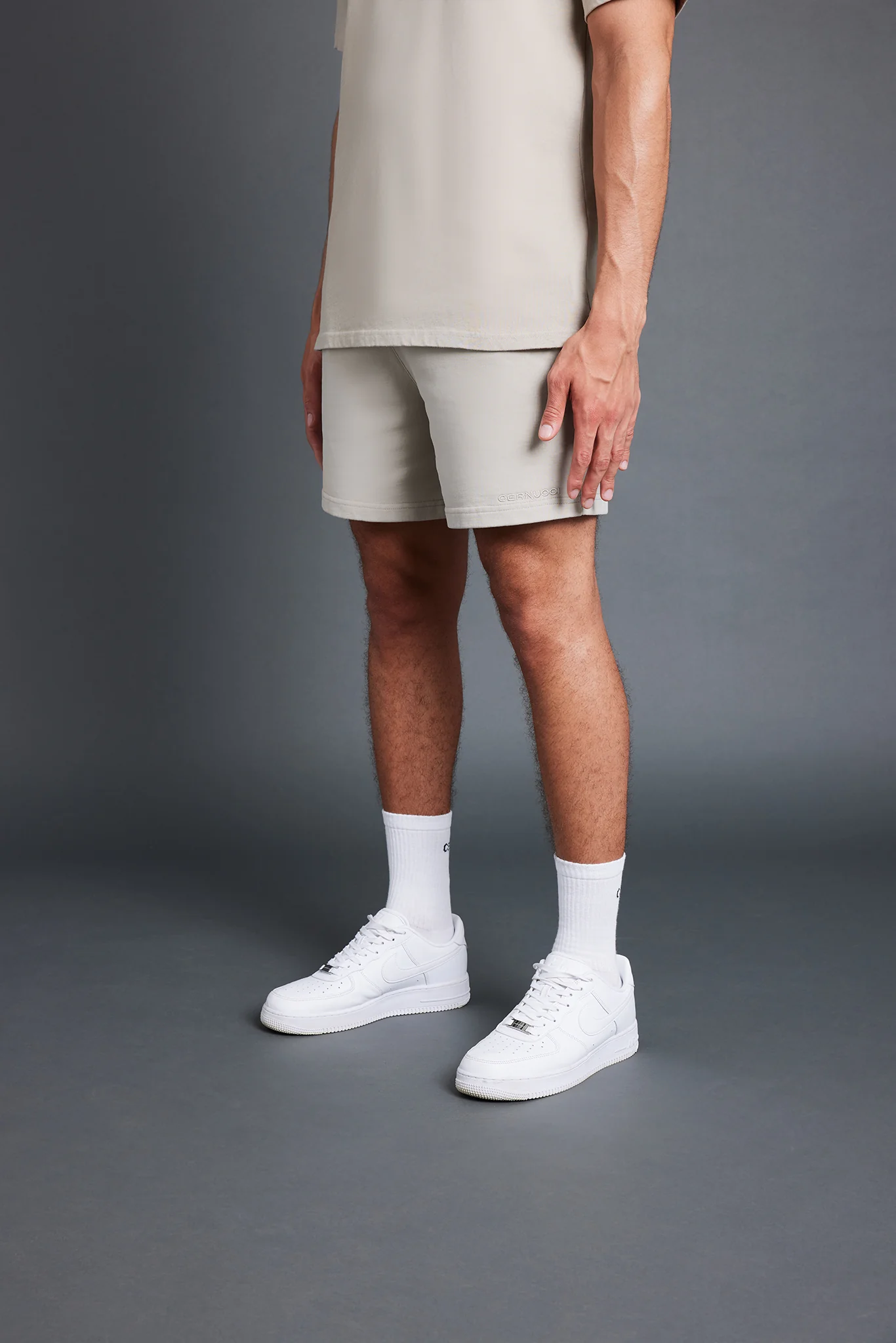 Relaxed Shorts - Stone - Image 3