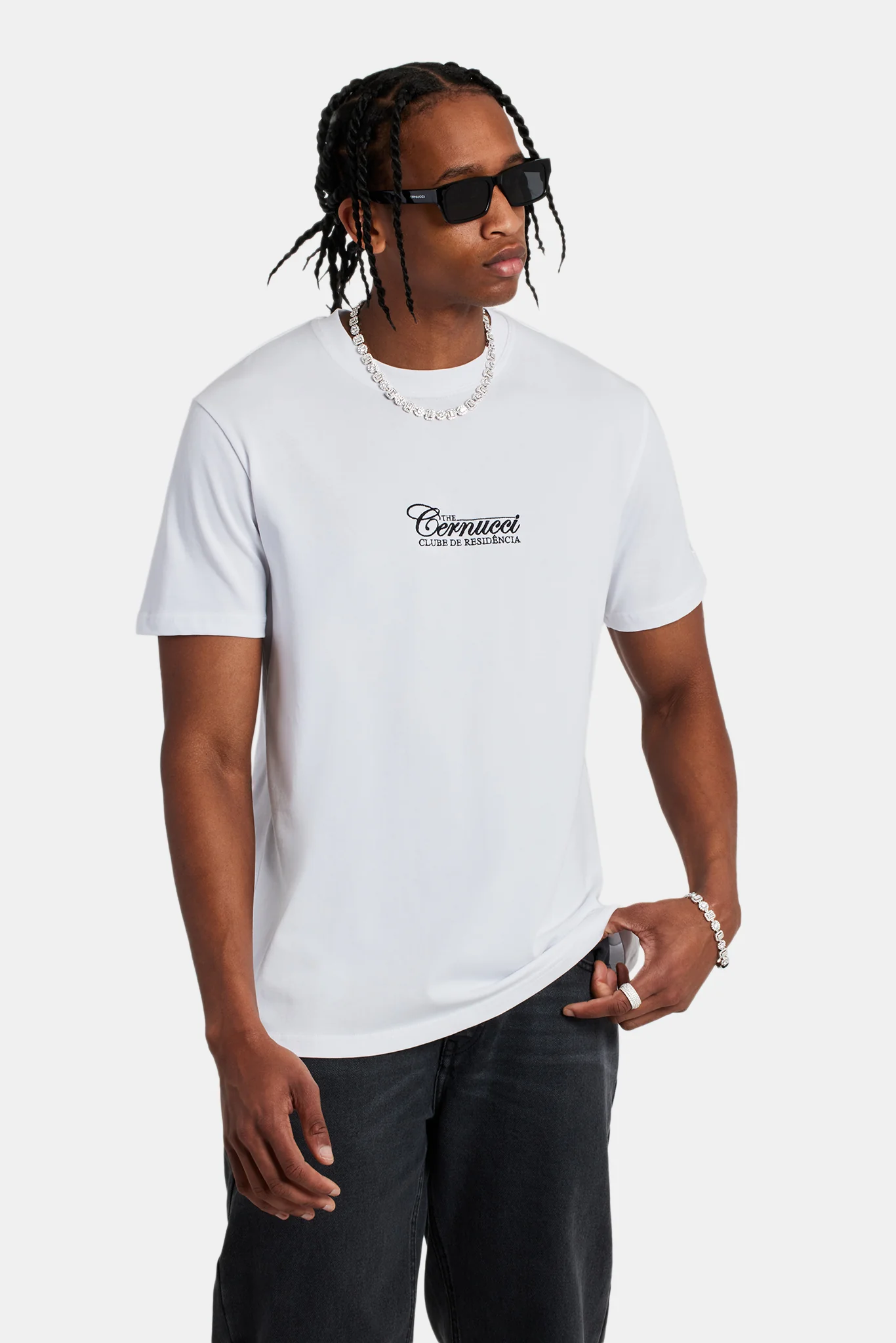 Residence Club Embroidered T-Shirt - White
