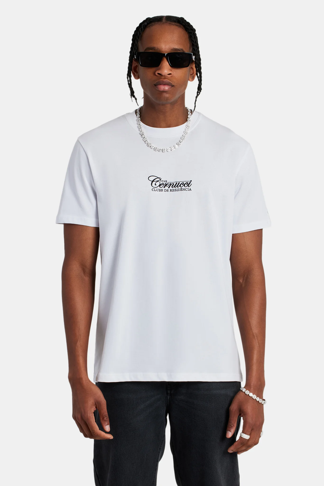 Residence Club Embroidered T-Shirt - White - Image 2