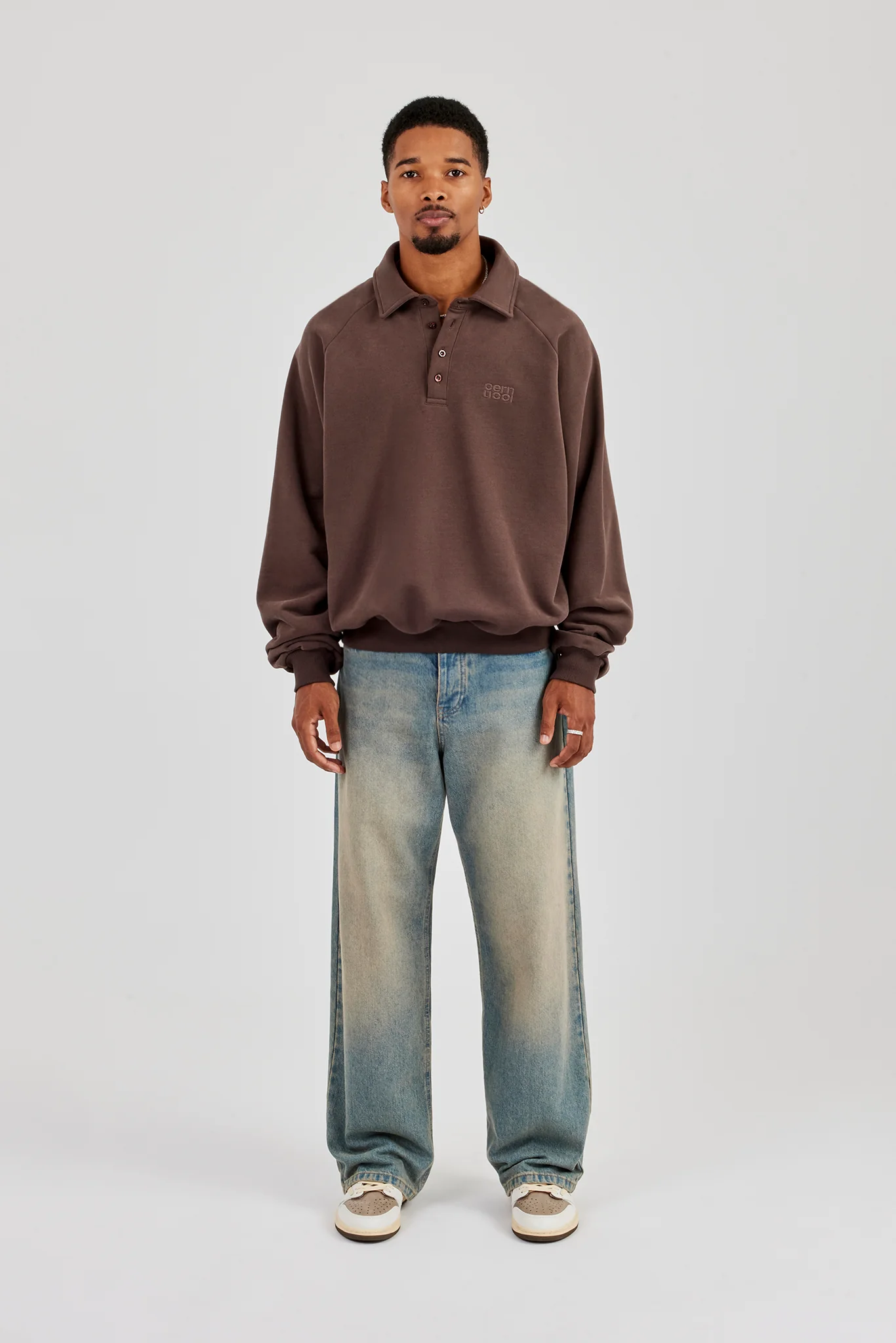 Rugby Sweater - Coffee - Image 5