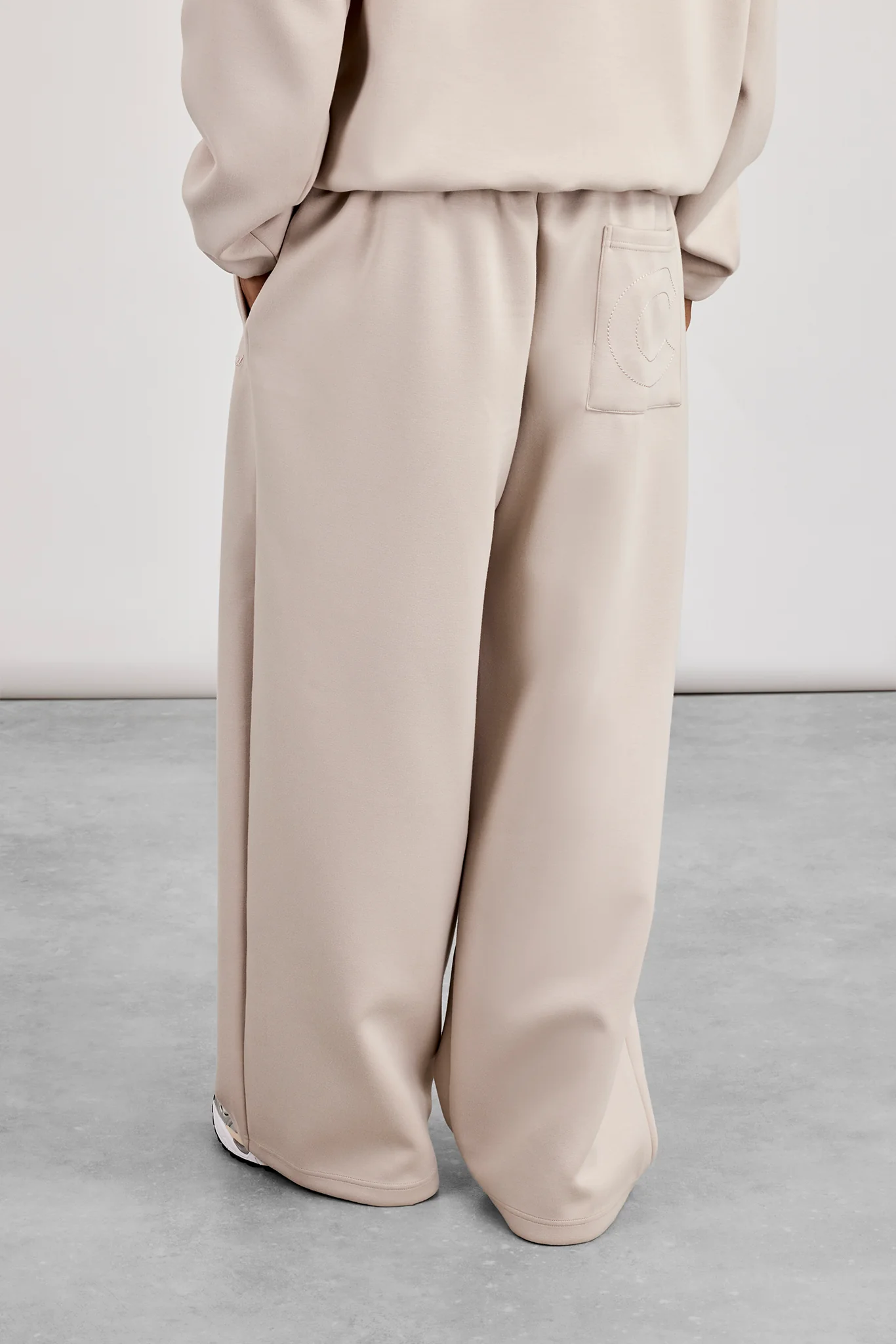 Scuba Baggy Fit Trouser - Light Grey - Image 4