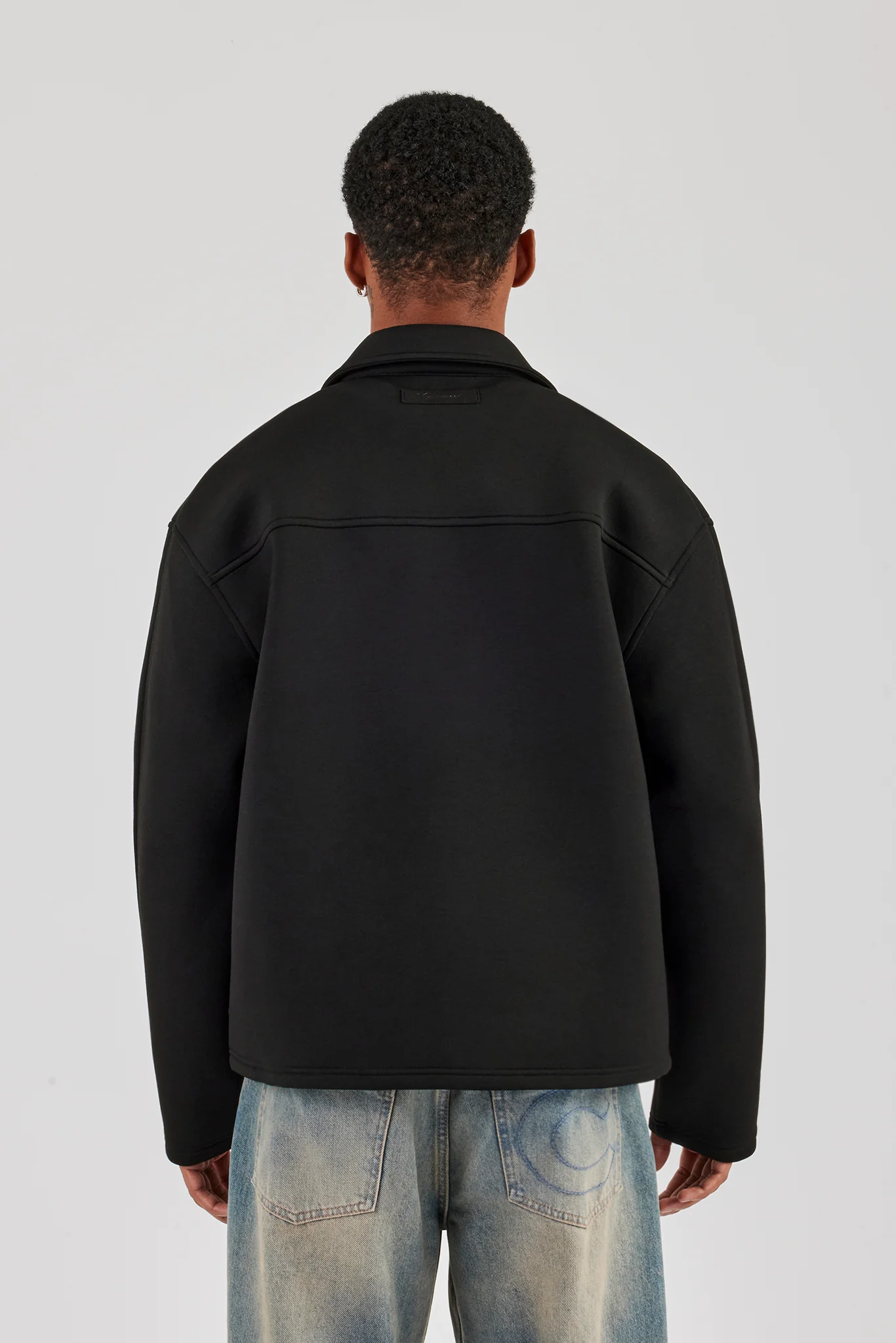 Scuba Harrington Jacket - Black - Image 3