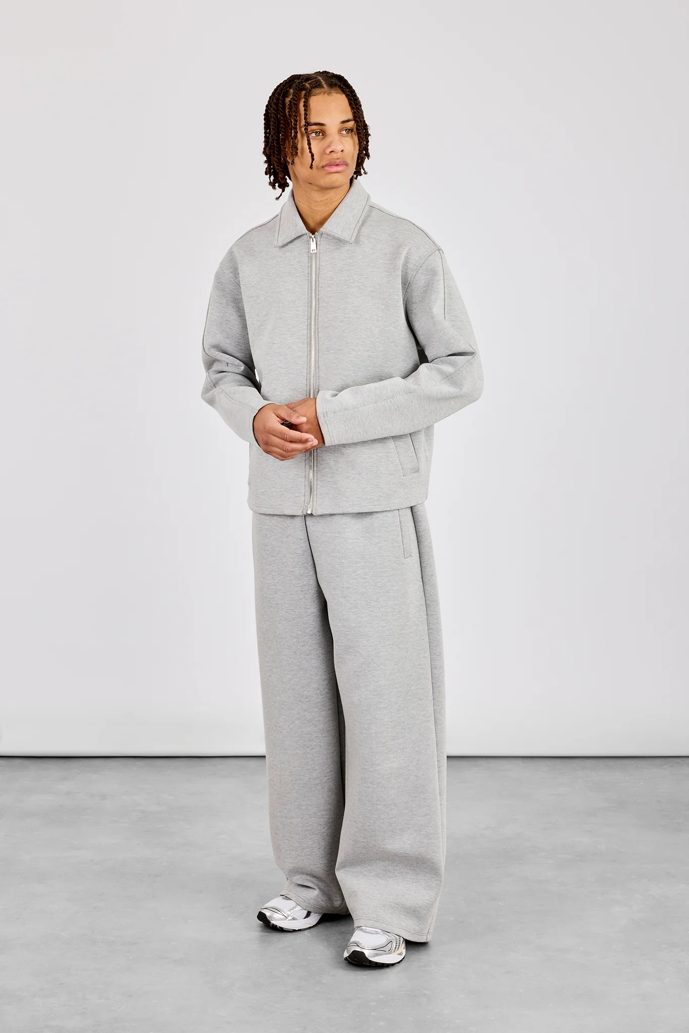 Scuba Harrington Jacket & Scuba Baggy Fit Trouser - Grey