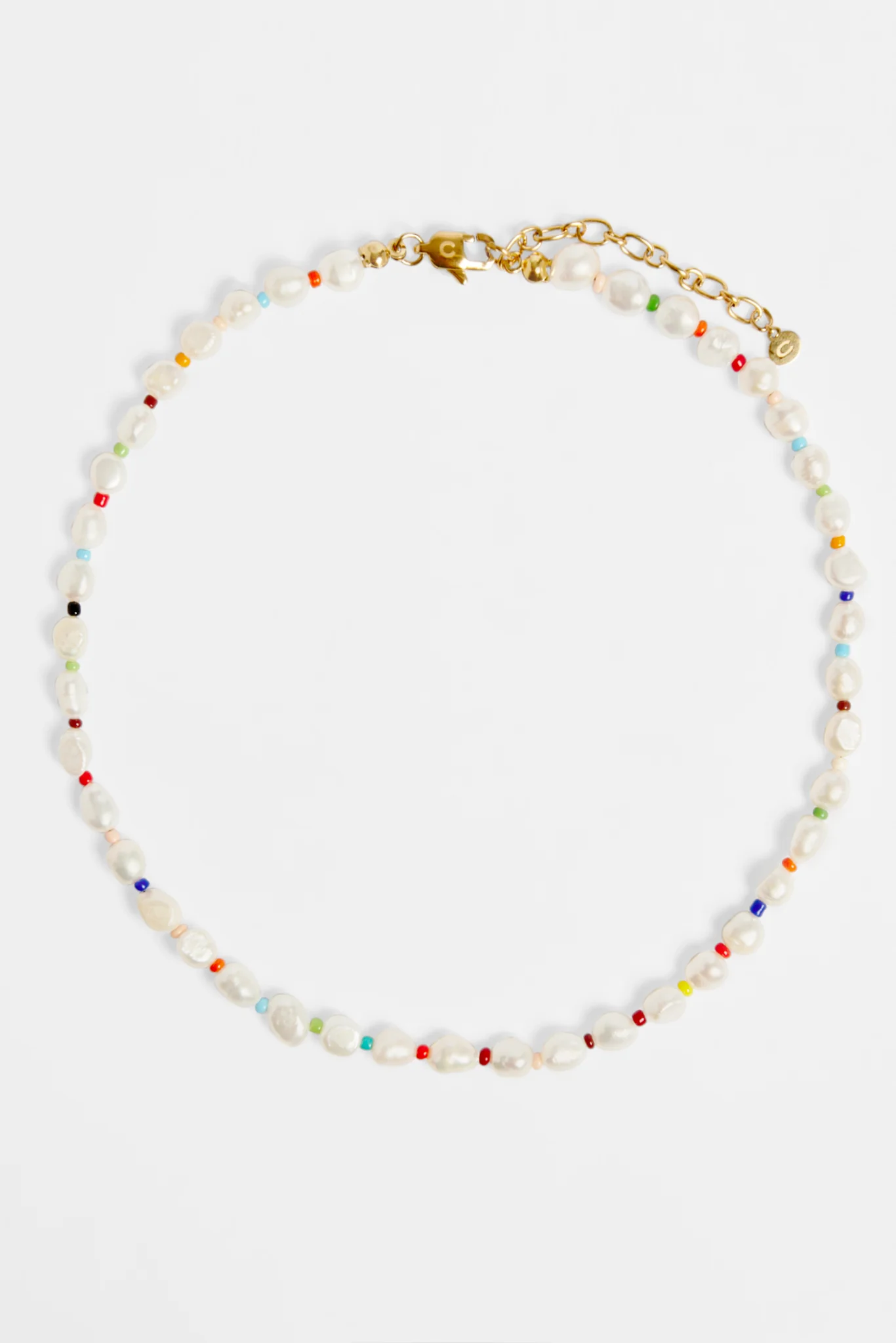 Seed Freshwater Pearl Necklace With Micro Colour Beads - Image 3