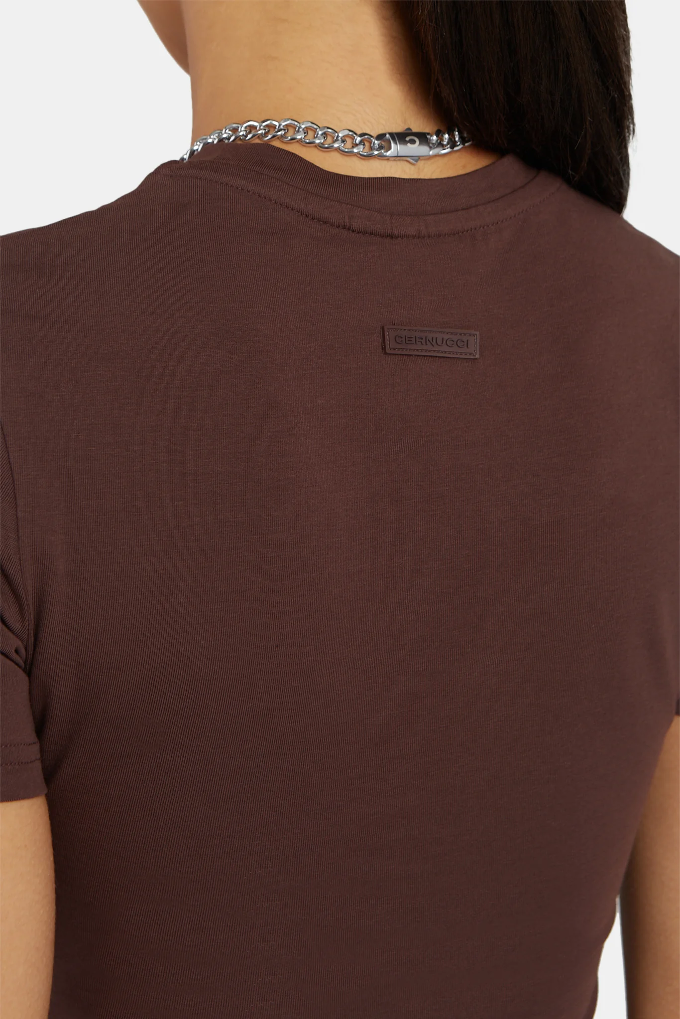 Short Sleeve Top - Chestnut - Image 4