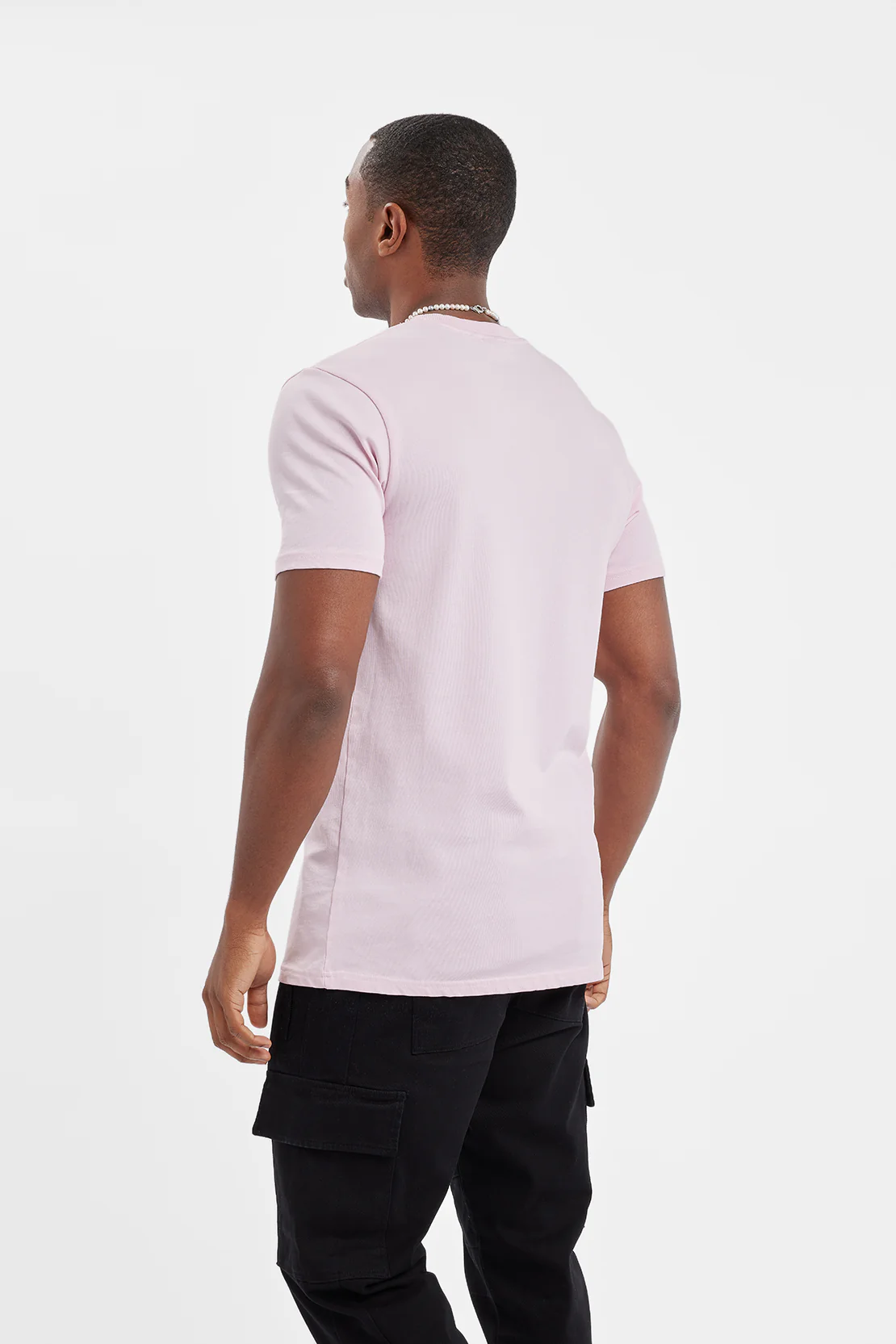 Slim Fit C T-Shirt - Light Pink - Image 3
