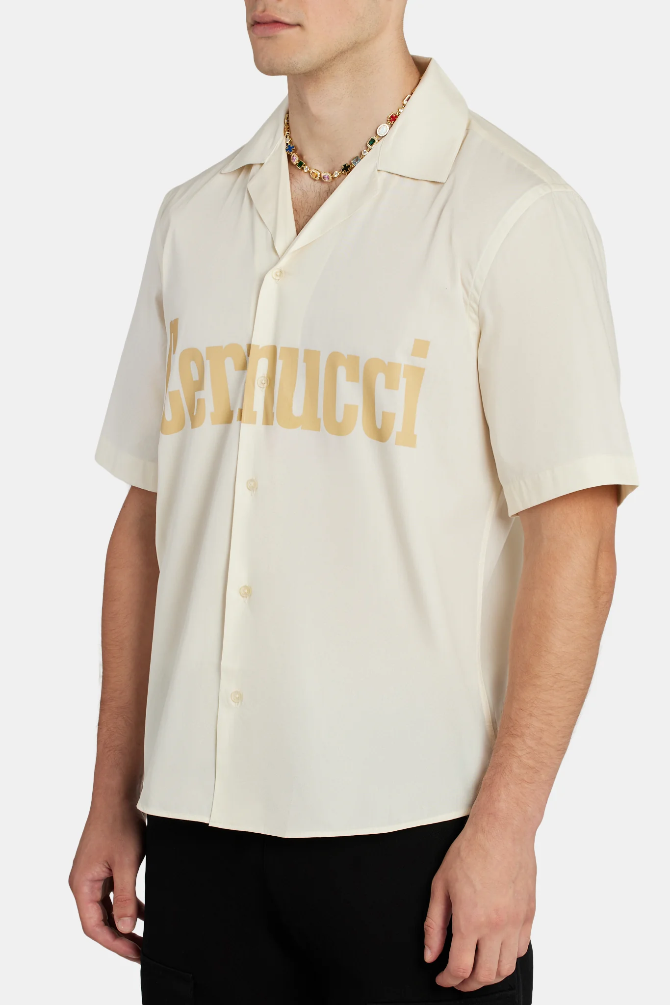 Spade Print Shirt - Ecru - Image 4