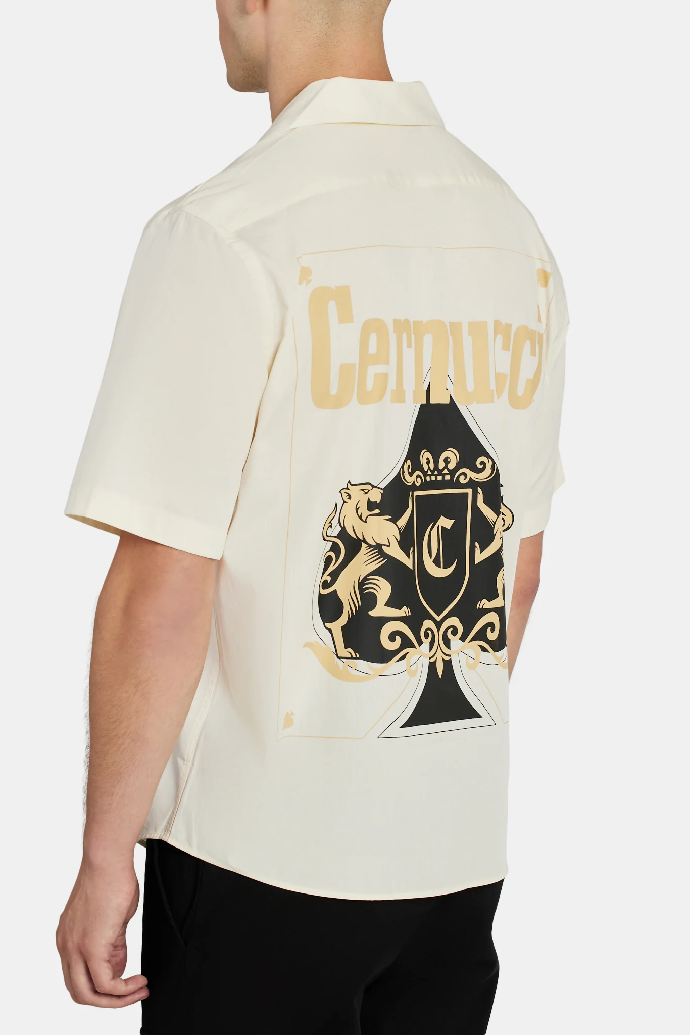 Spade Print Shirt - Ecru - Image 5