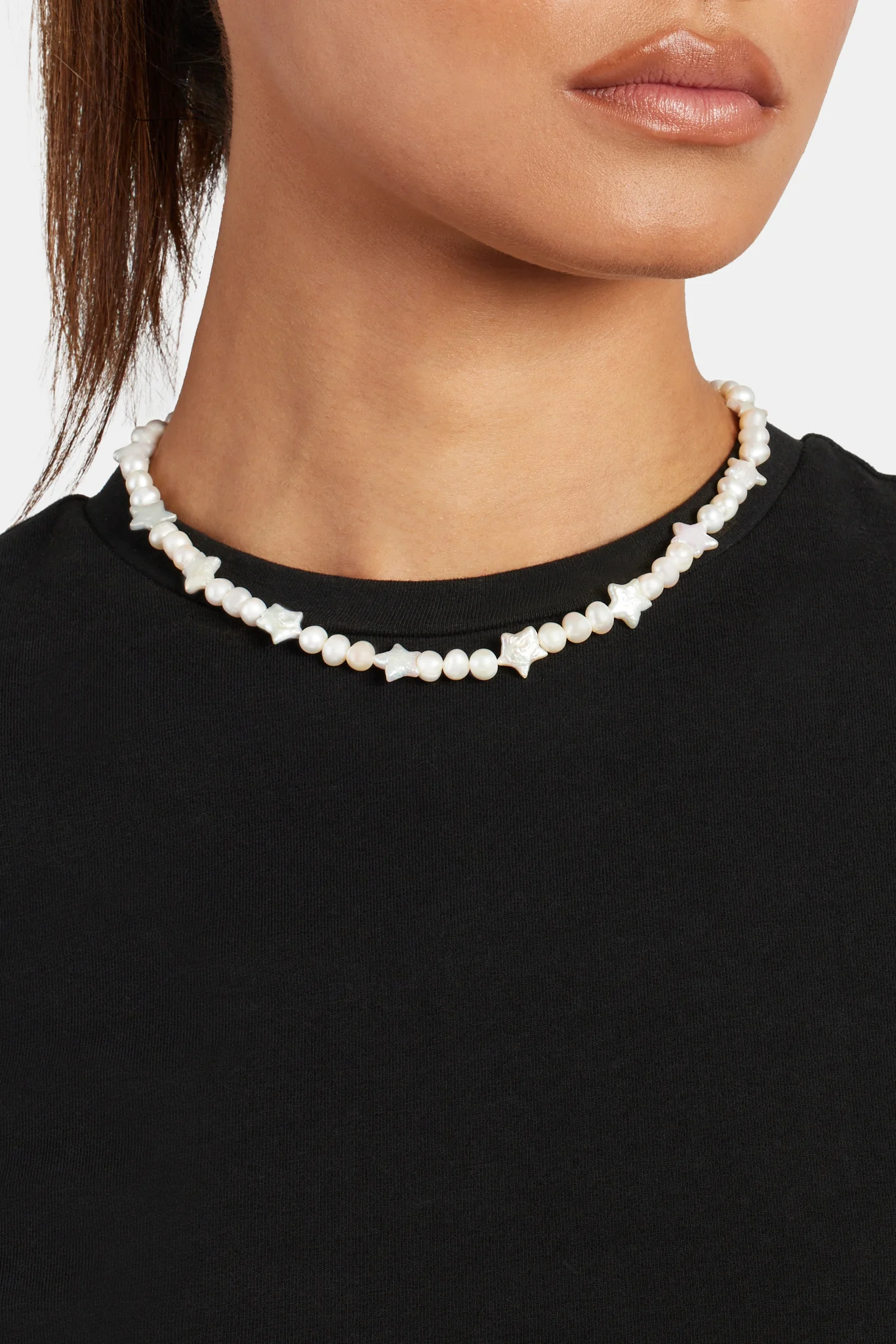 Star Freshwater Pearl Necklace - Image 2