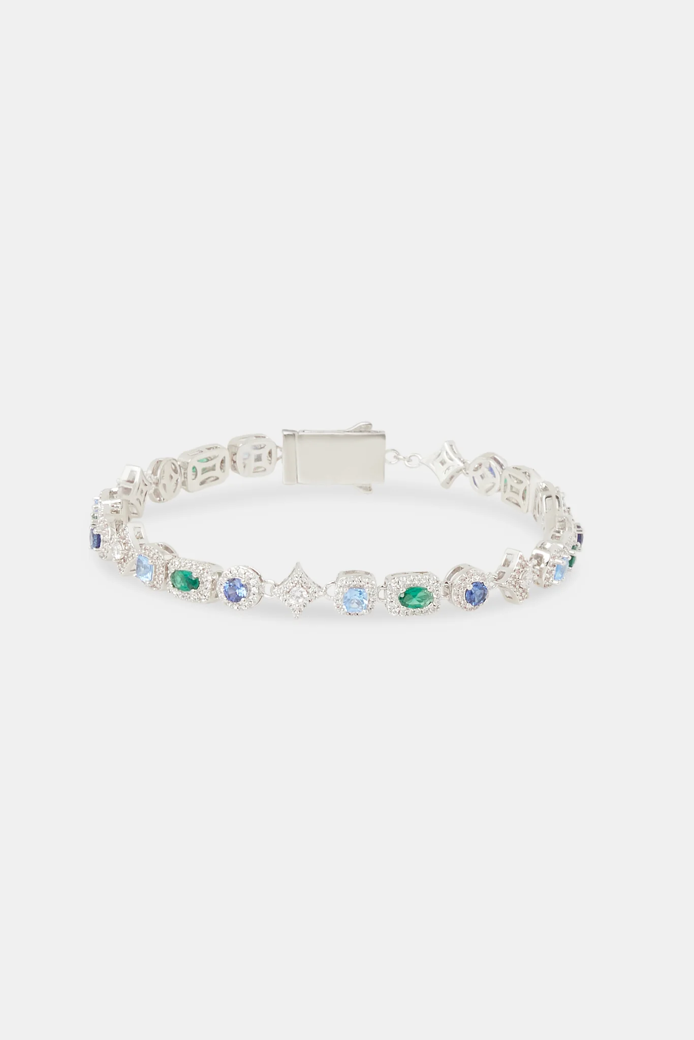 Micro Star Motif & Multi Gemstone Bracelet - 6mm - Image 2