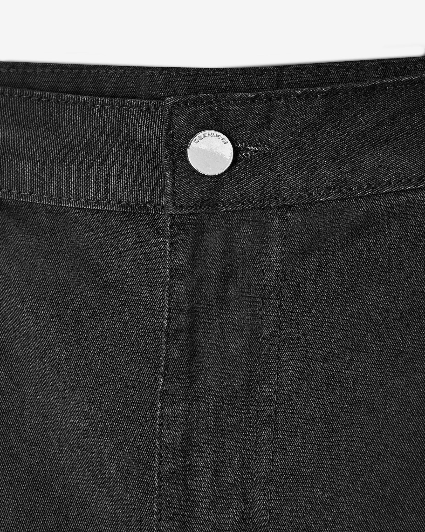Straight Leg Cargo Trouser - Black - Image 4
